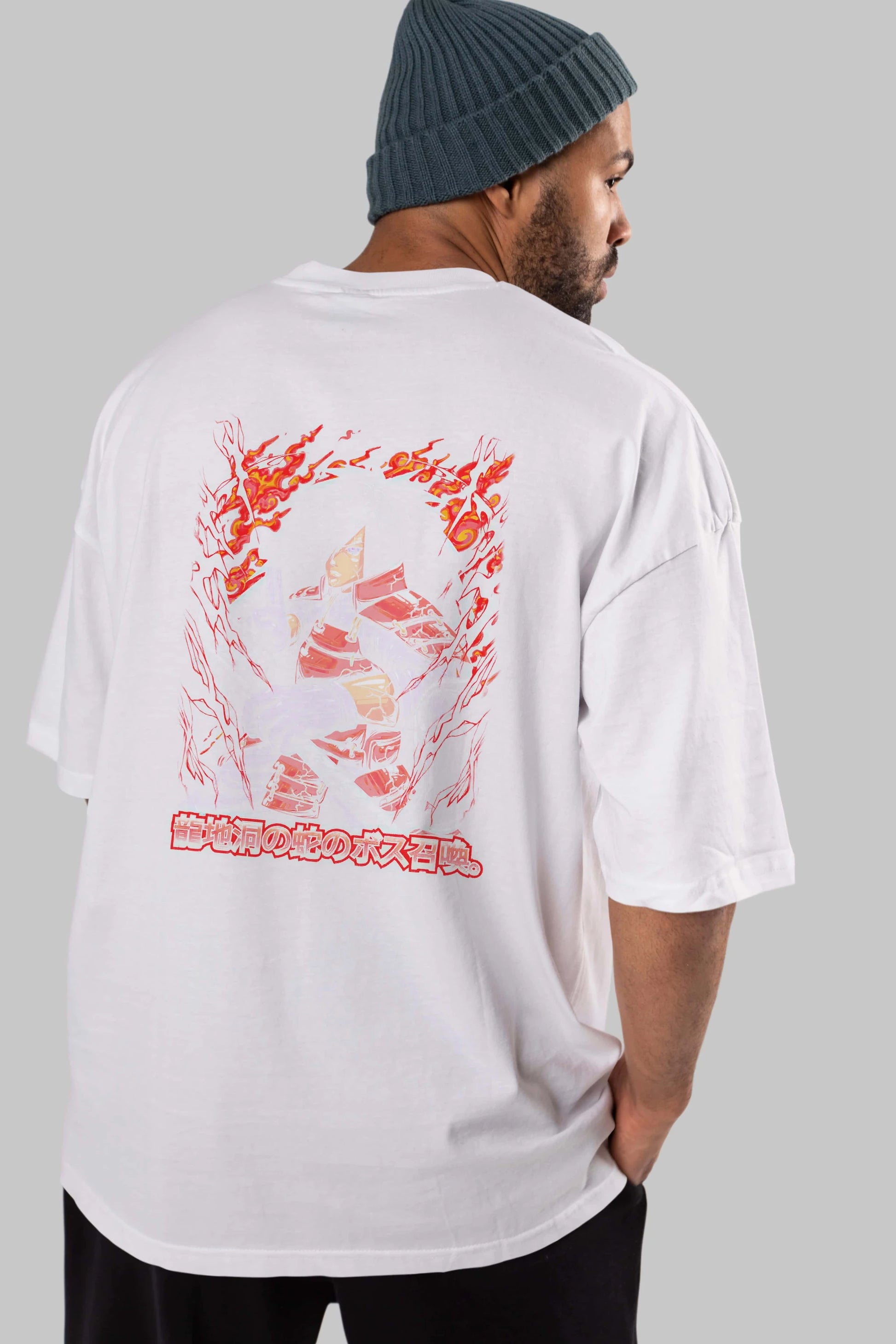 NARUTO (12) Anime Arka Baskılı Oversize t-shirt Erkek Kadın Unisex