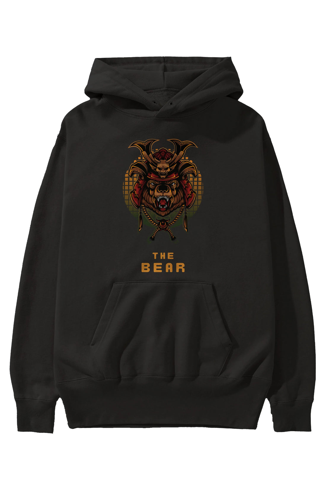 The Bear 2 Ön Baskılı Oversize Hoodie Kapüşonlu Sweatshirt Erkek Kadın Unisex