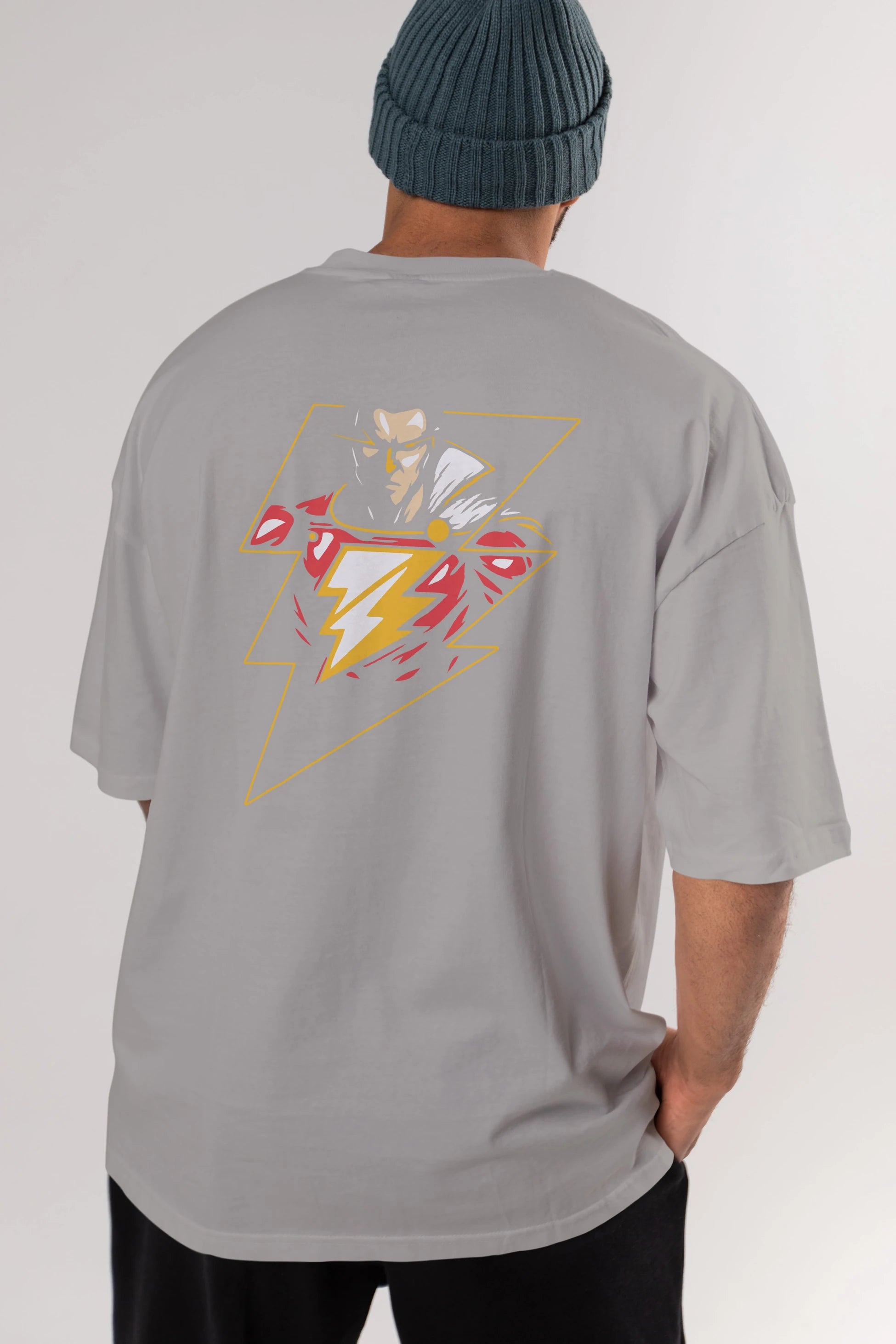 Flash Avengers (3) Arka Baskılı Oversize t-shirt Erkek Kadın Unisex %100 Pamuk Bisiklet Yaka tişort