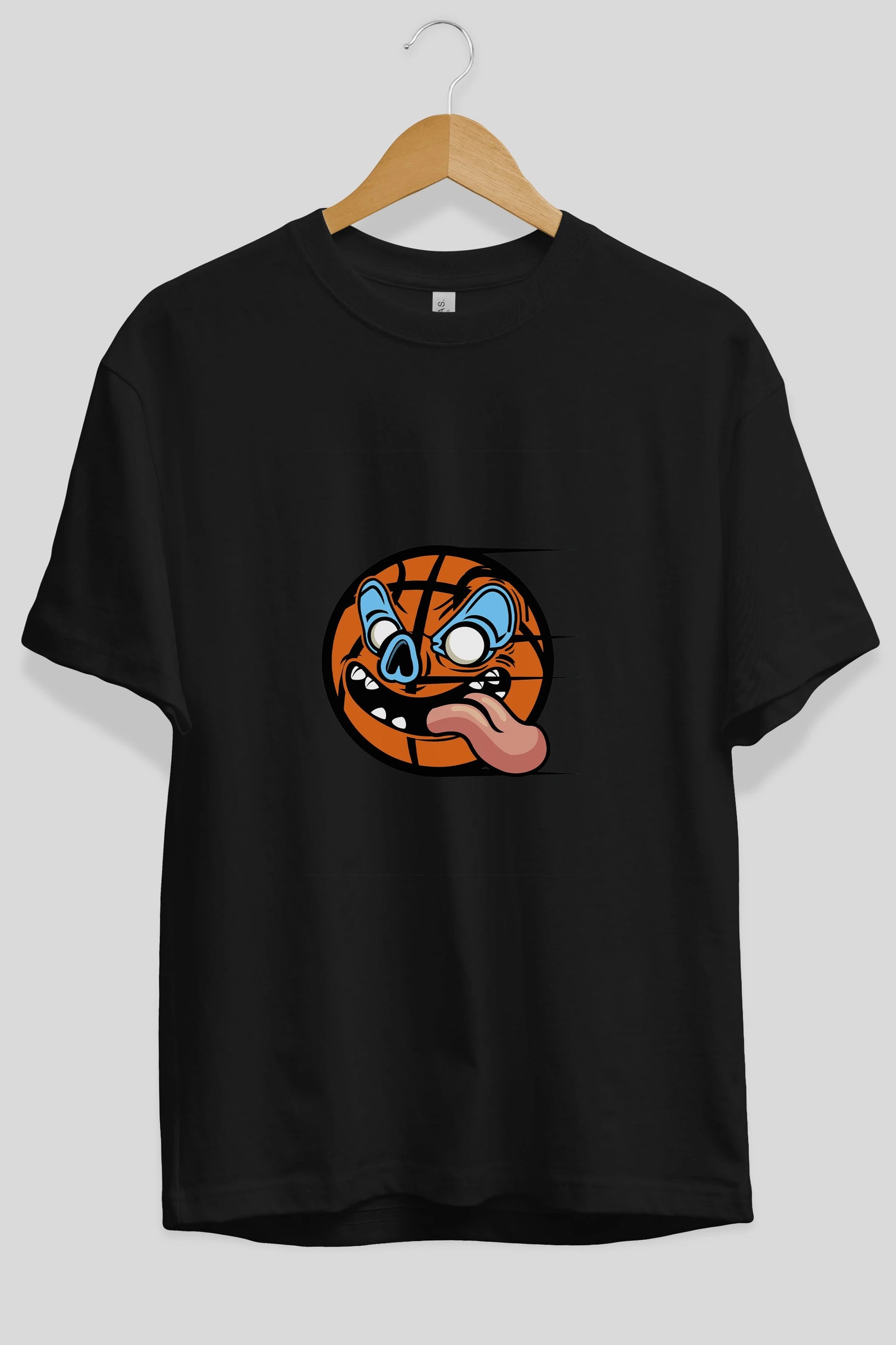 Basketball Ön Baskılı Oversize t-shirt Erkek Kadın Unisex %100 Pamuk tişort