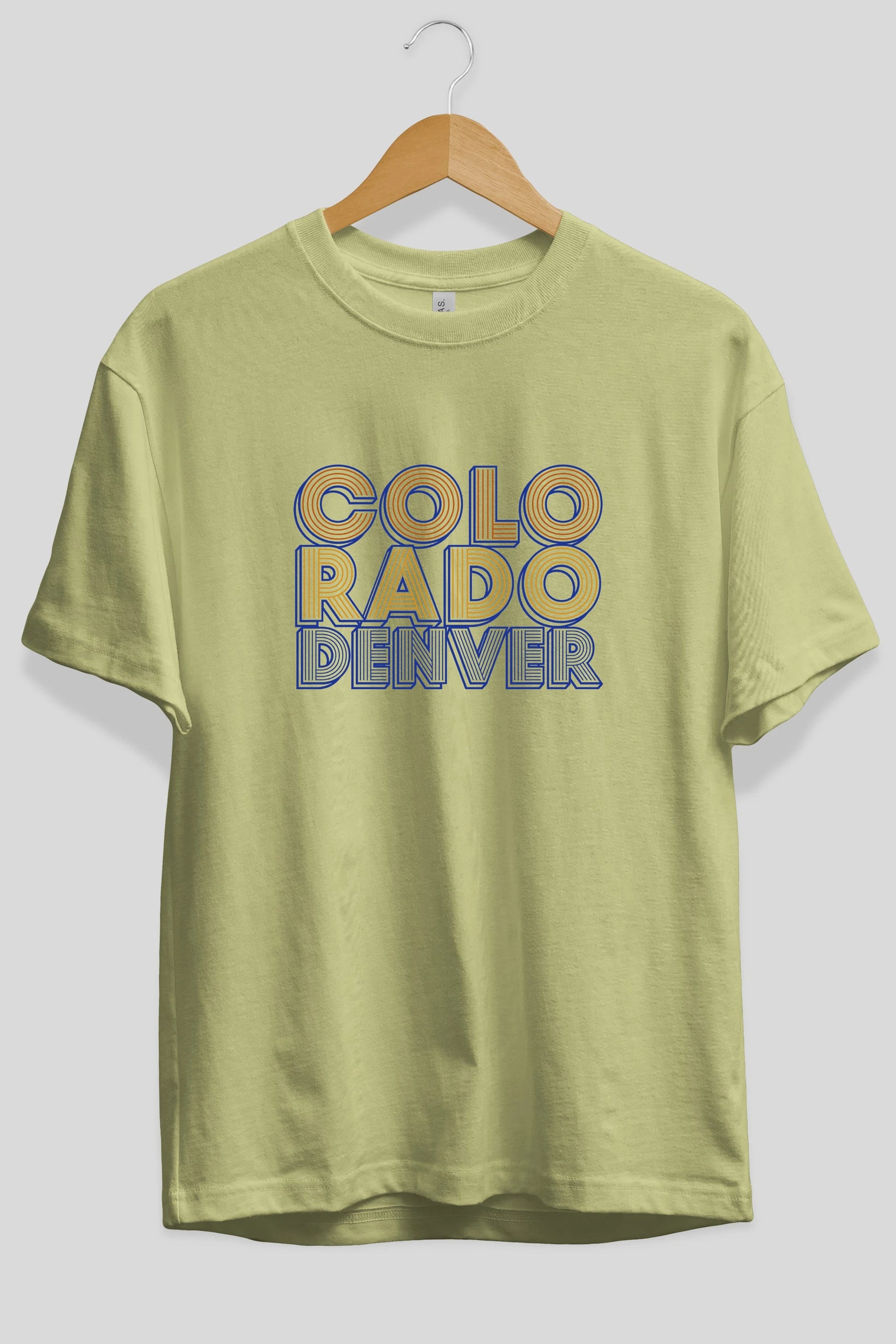 Colorado Denver Ön Baskılı Oversize t-shirt Erkek Kadın Unisex