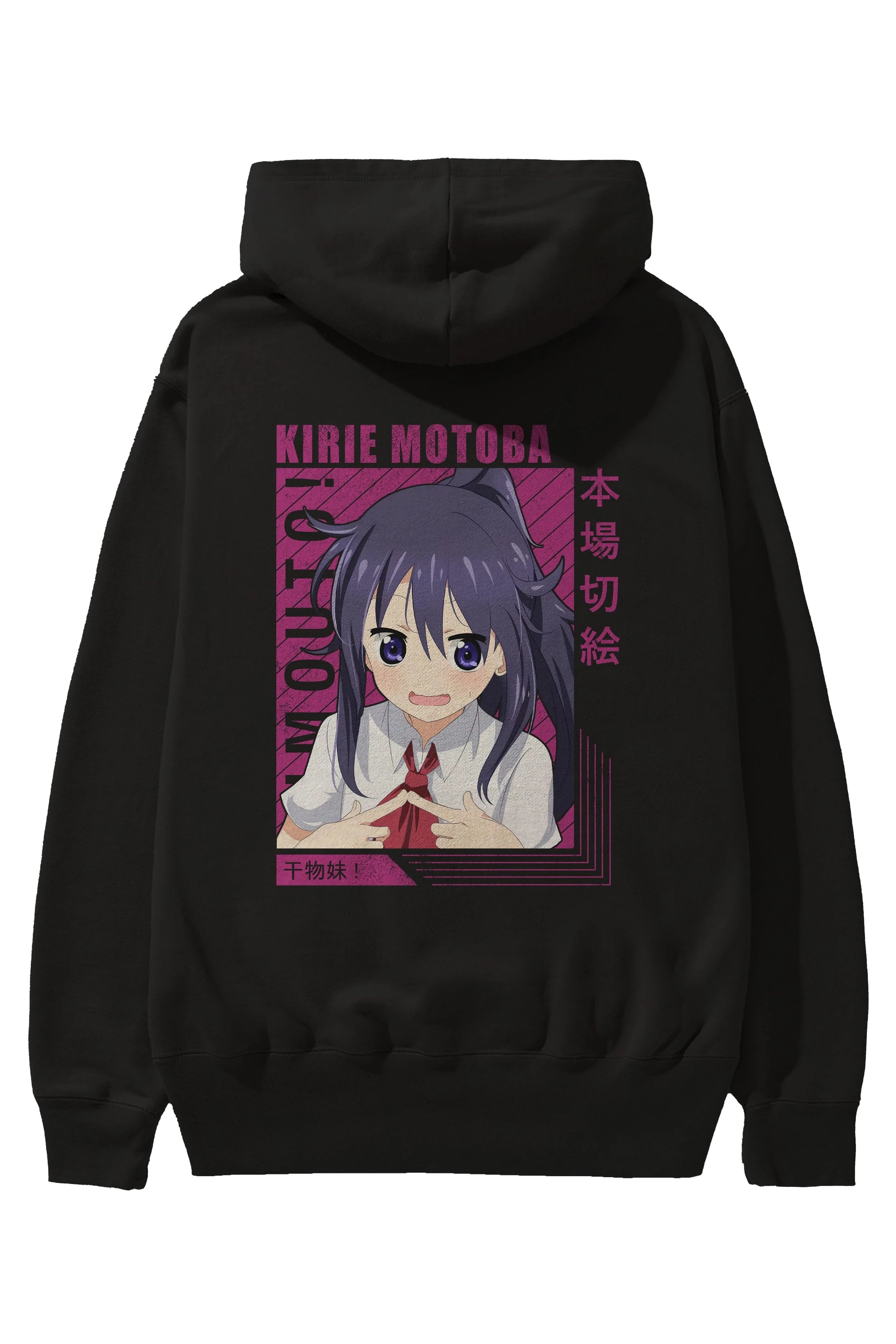 Kirie Motoba 4 Anime Arka Baskılı Hoodie Oversize Kapüşonlu Sweatshirt Erkek Kadın Unisex