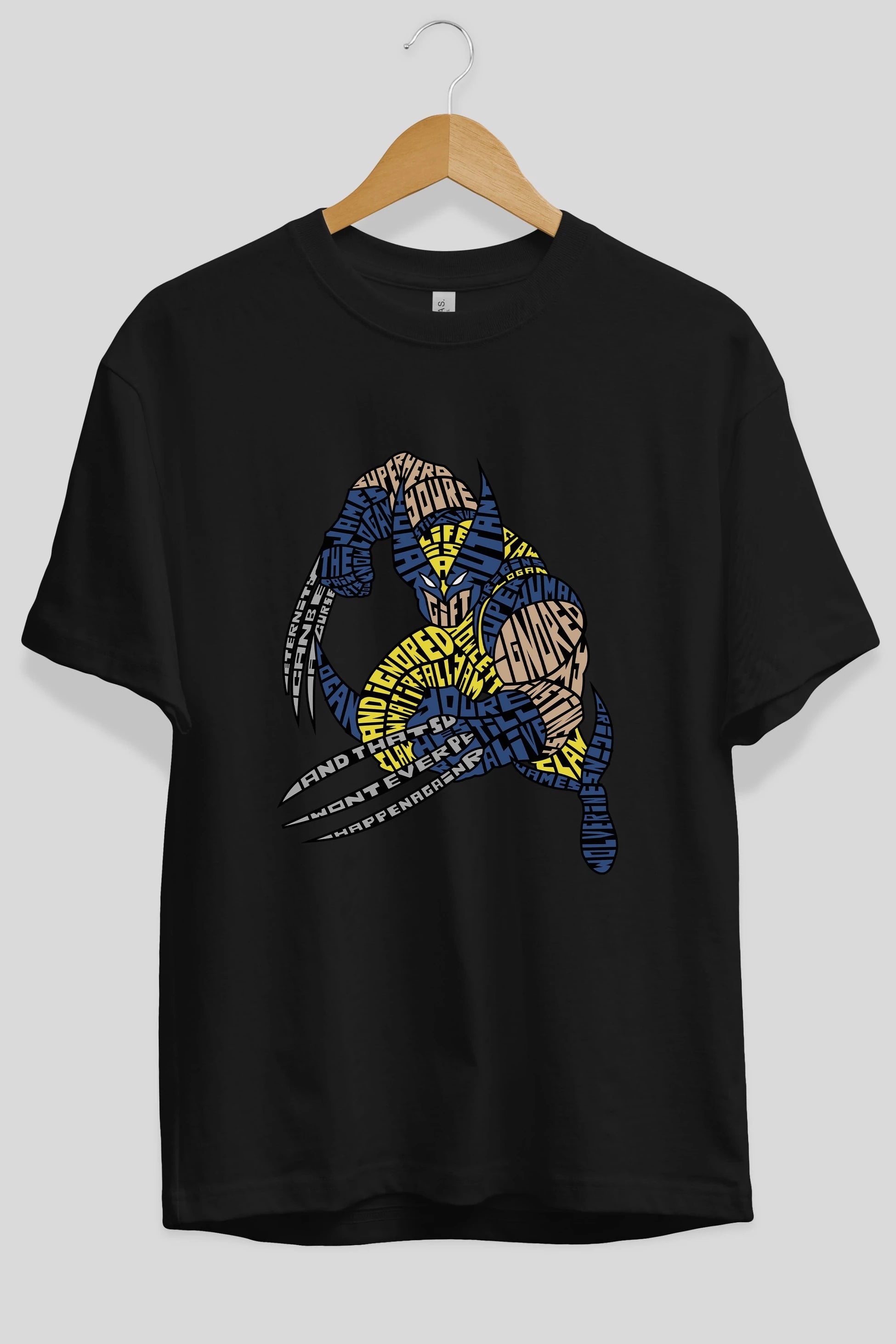 Logan Ön Baskılı Oversize t-shirt %100 pamuk Erkek Kadın Unisex
