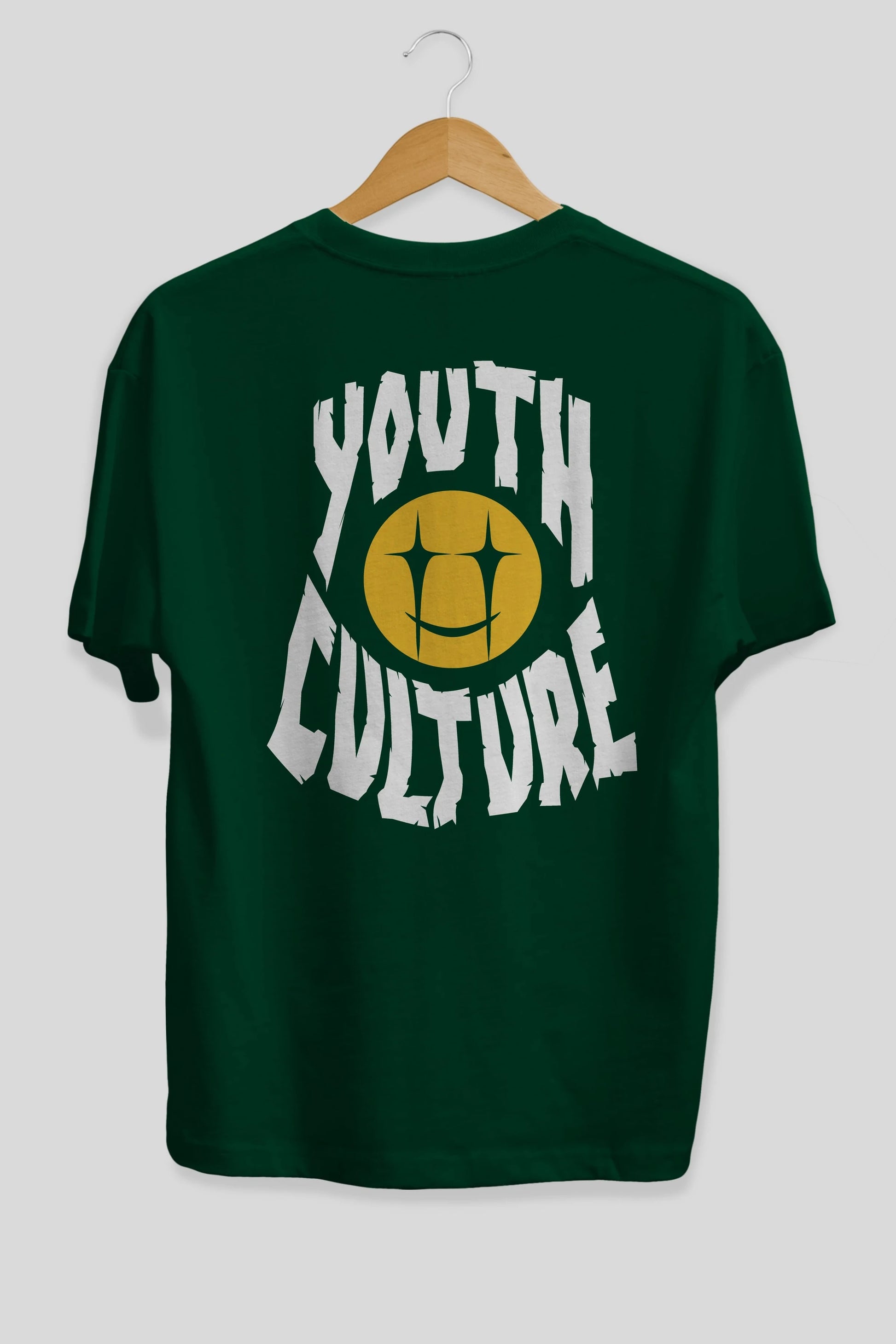 Youth Culture Arka Baskılı Oversize t-shirt Erkek Kadın Unisex
