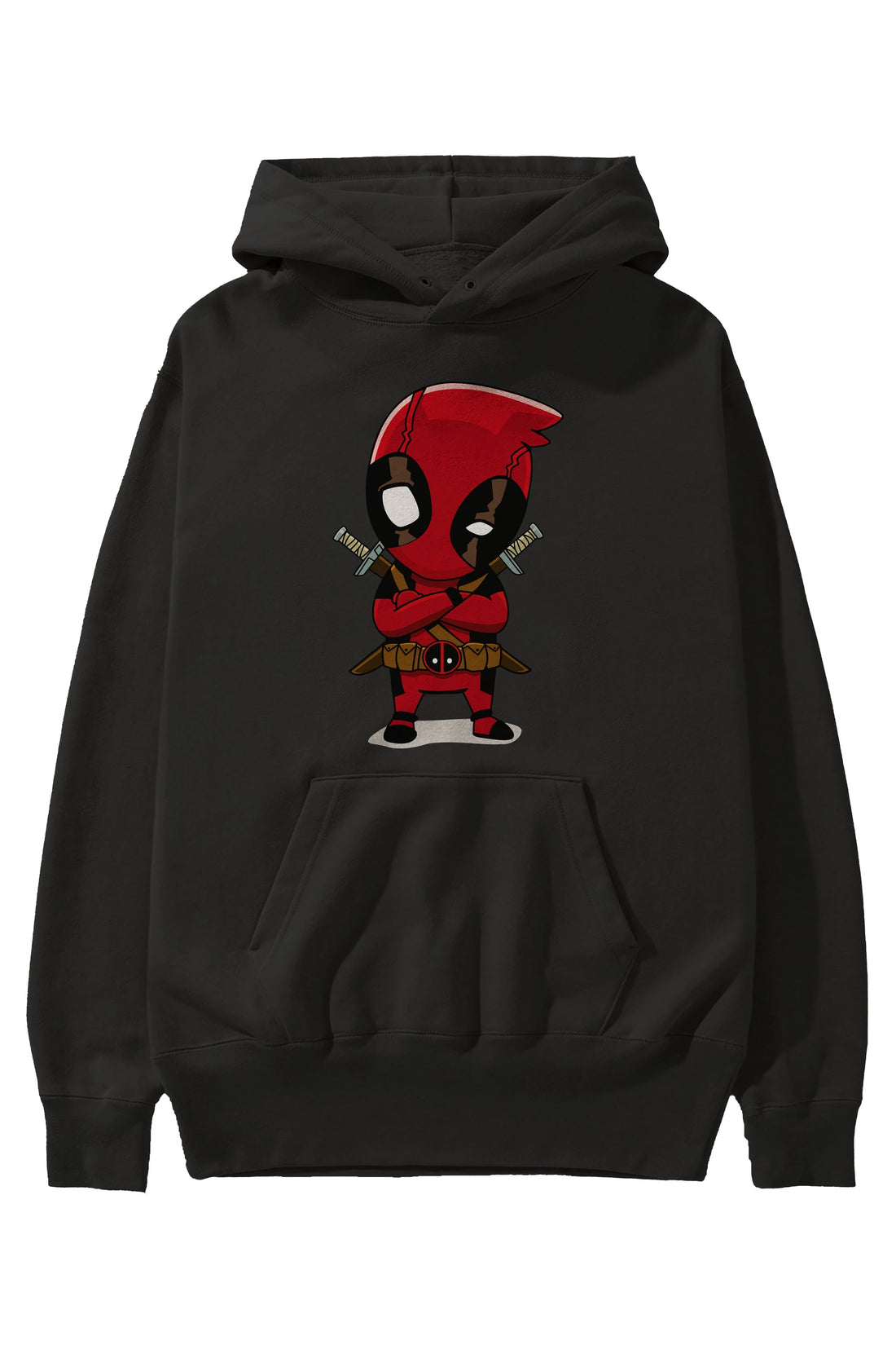 Deadpool (19) Ön Baskılı Hoodie Oversize Kapüşonlu Sweatshirt Erkek Kadın Unisex