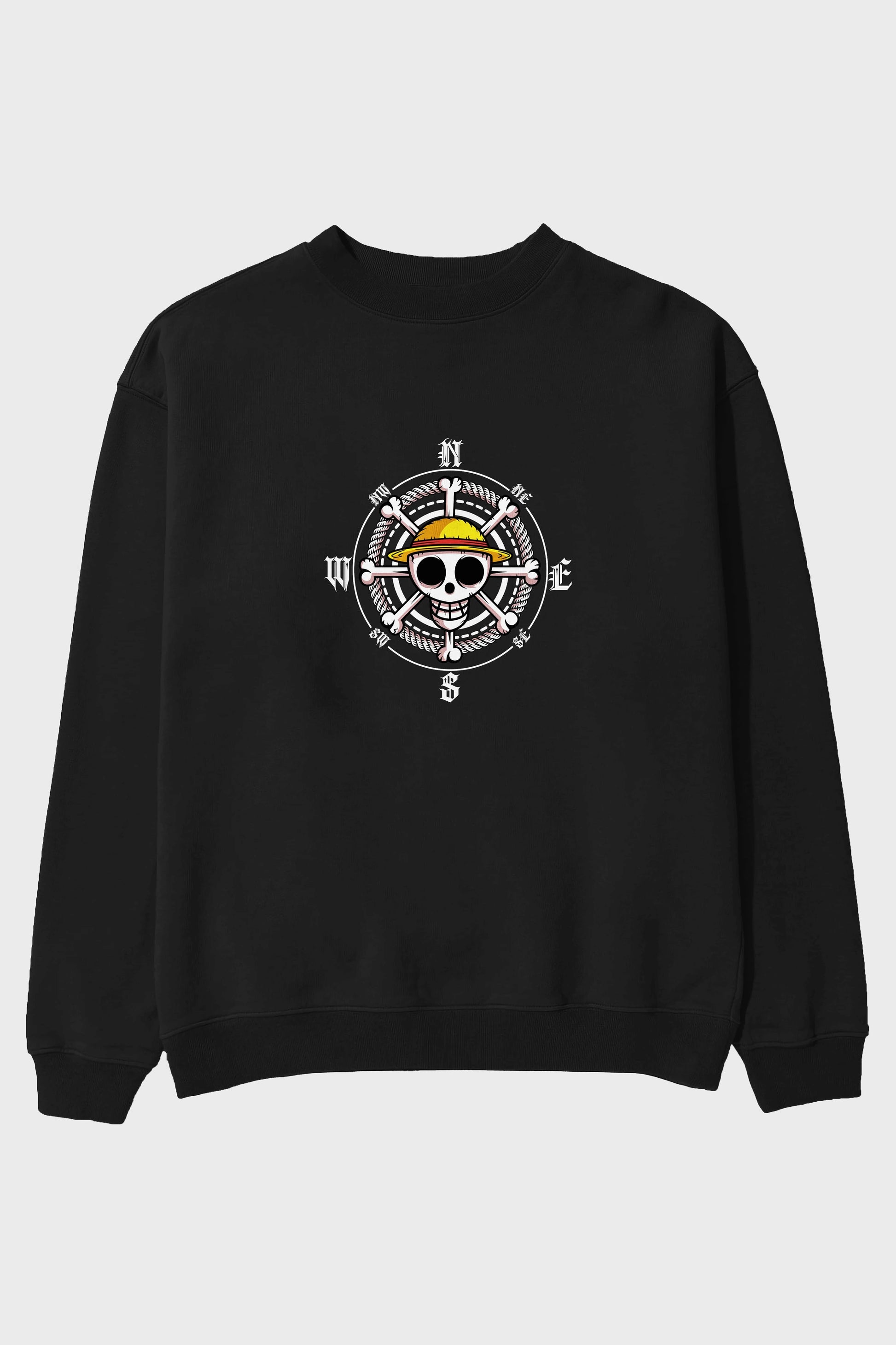 One Destiny 2 Ön Baskılı Anime Oversize Sweatshirt Erkek Kadın Unisex