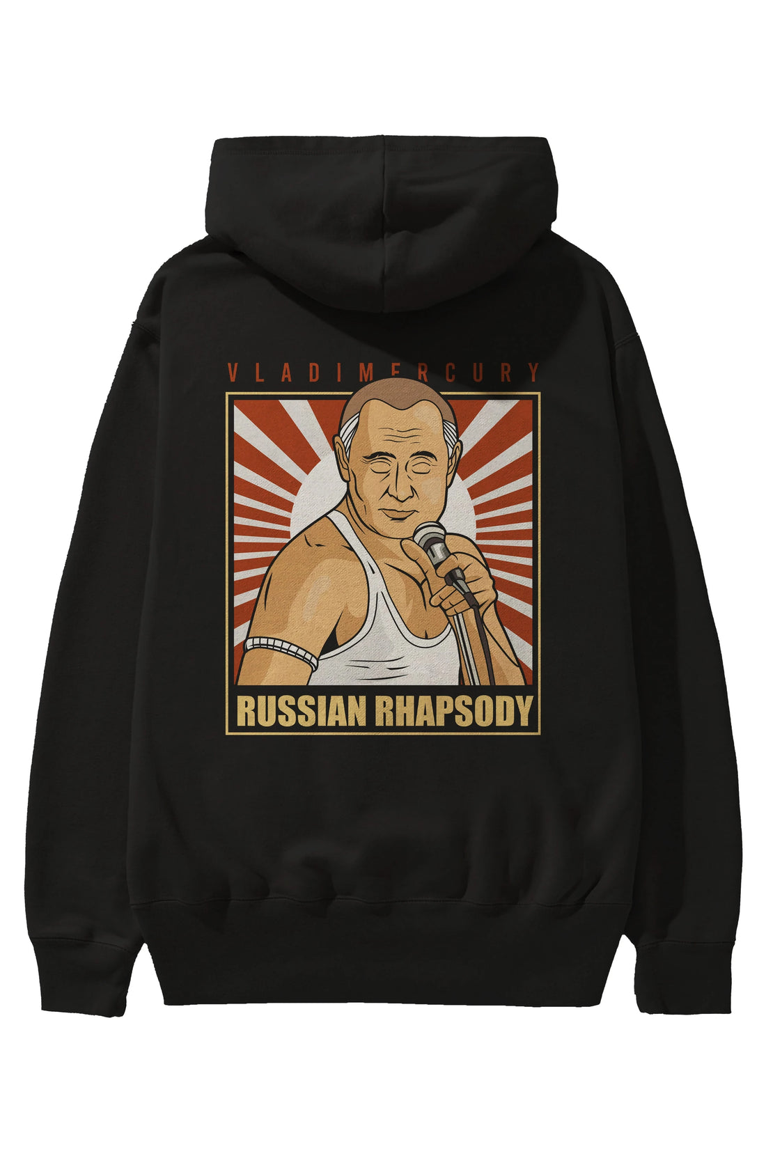 Freddy Puttin Arka Baskılı Hoodie Oversize Kapüşonlu Sweatshirt Erkek Kadın Unisex