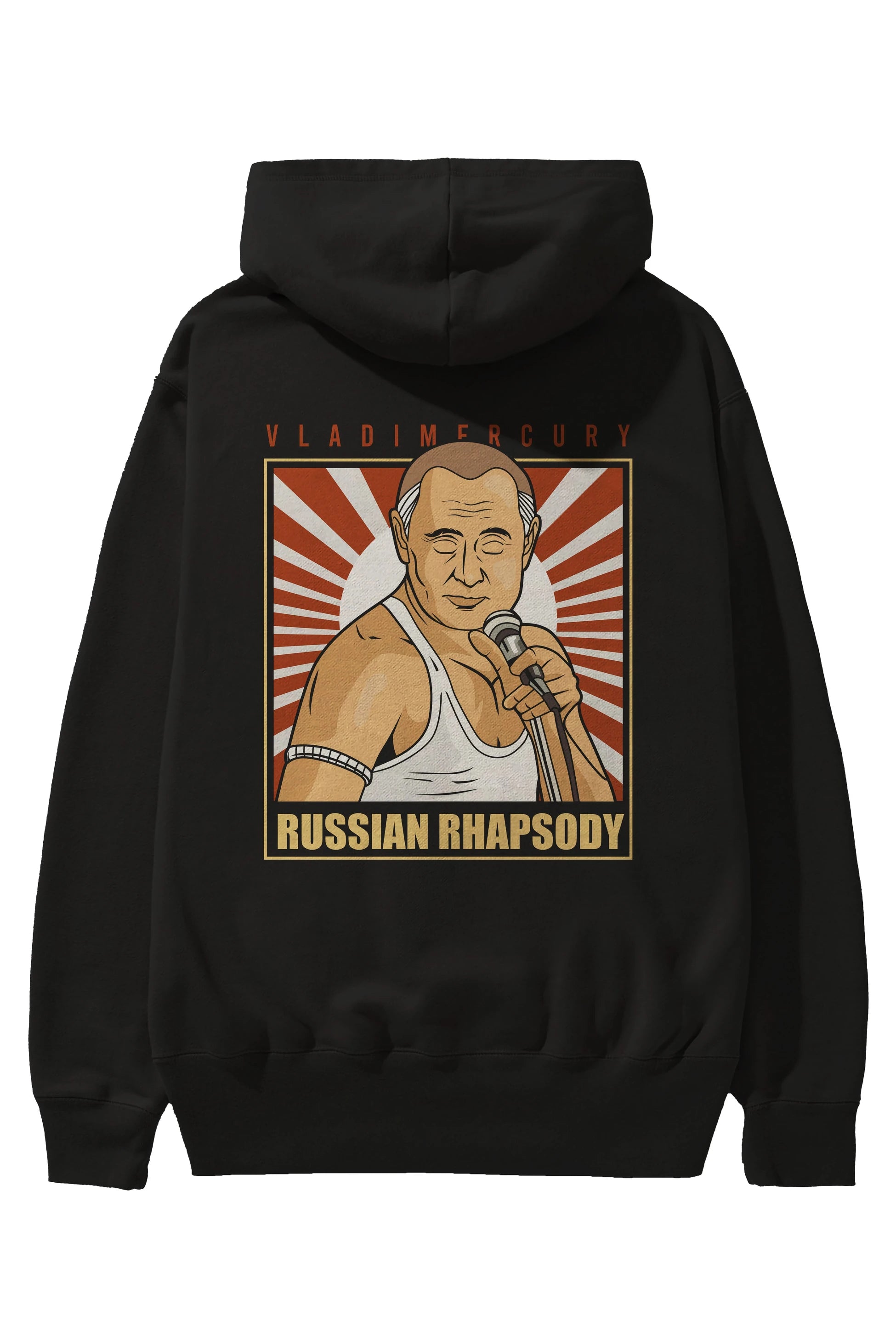 Freddy Puttin Arka Baskılı Hoodie Oversize Kapüşonlu Sweatshirt Erkek Kadın Unisex