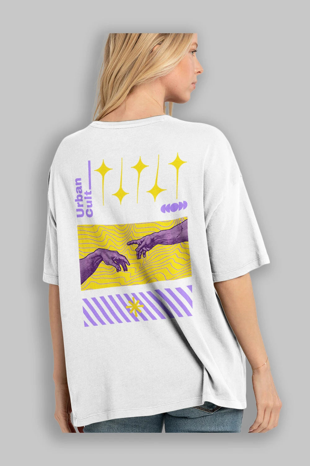 Urban Cult Arka Baskılı Oversize t-shirt Erkek Kadın Unisex