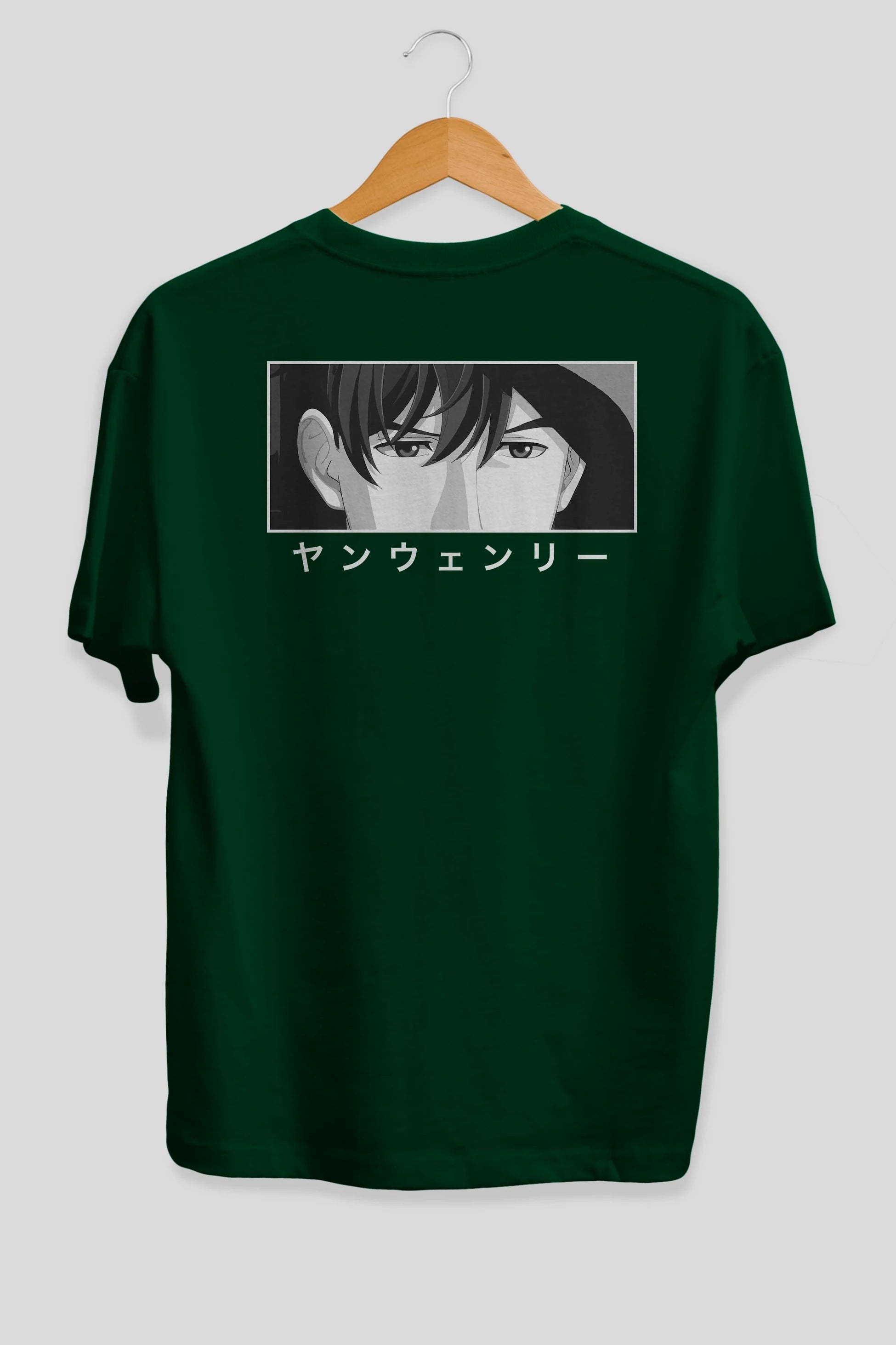 Wen-li Yang 1 Anime Arka Baskılı Oversize t-shirt Erkek Kadın Unisex