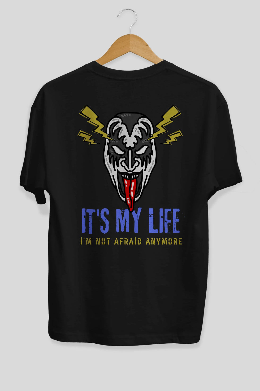 Its My Life Yazılı Arka Baskılı Oversize t-shirt Erkek Kadın Unisex