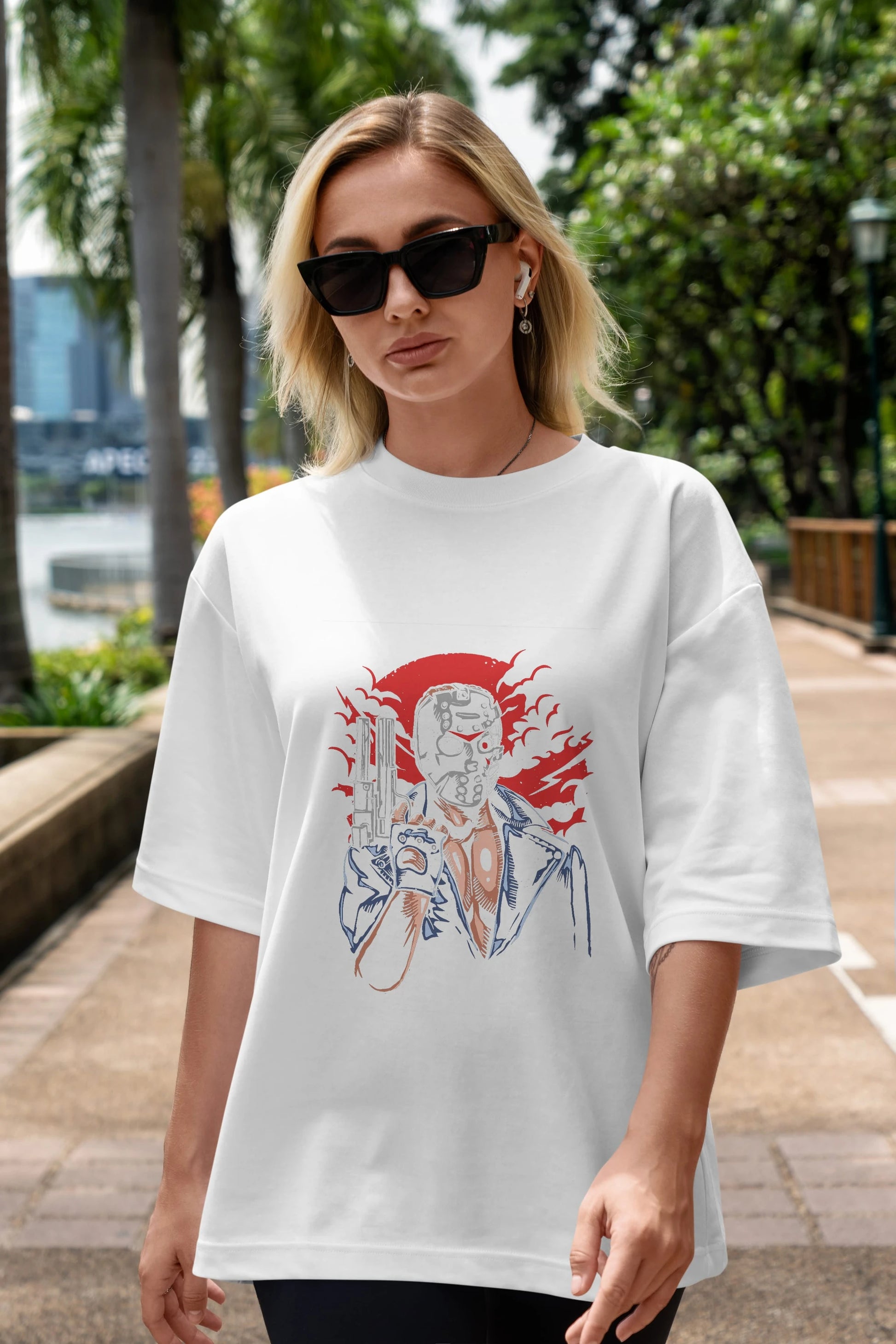 Jason Will Be Back Ön Baskılı Oversize t-shirt Erkek Kadın Unisex %100 Pamuk tişort