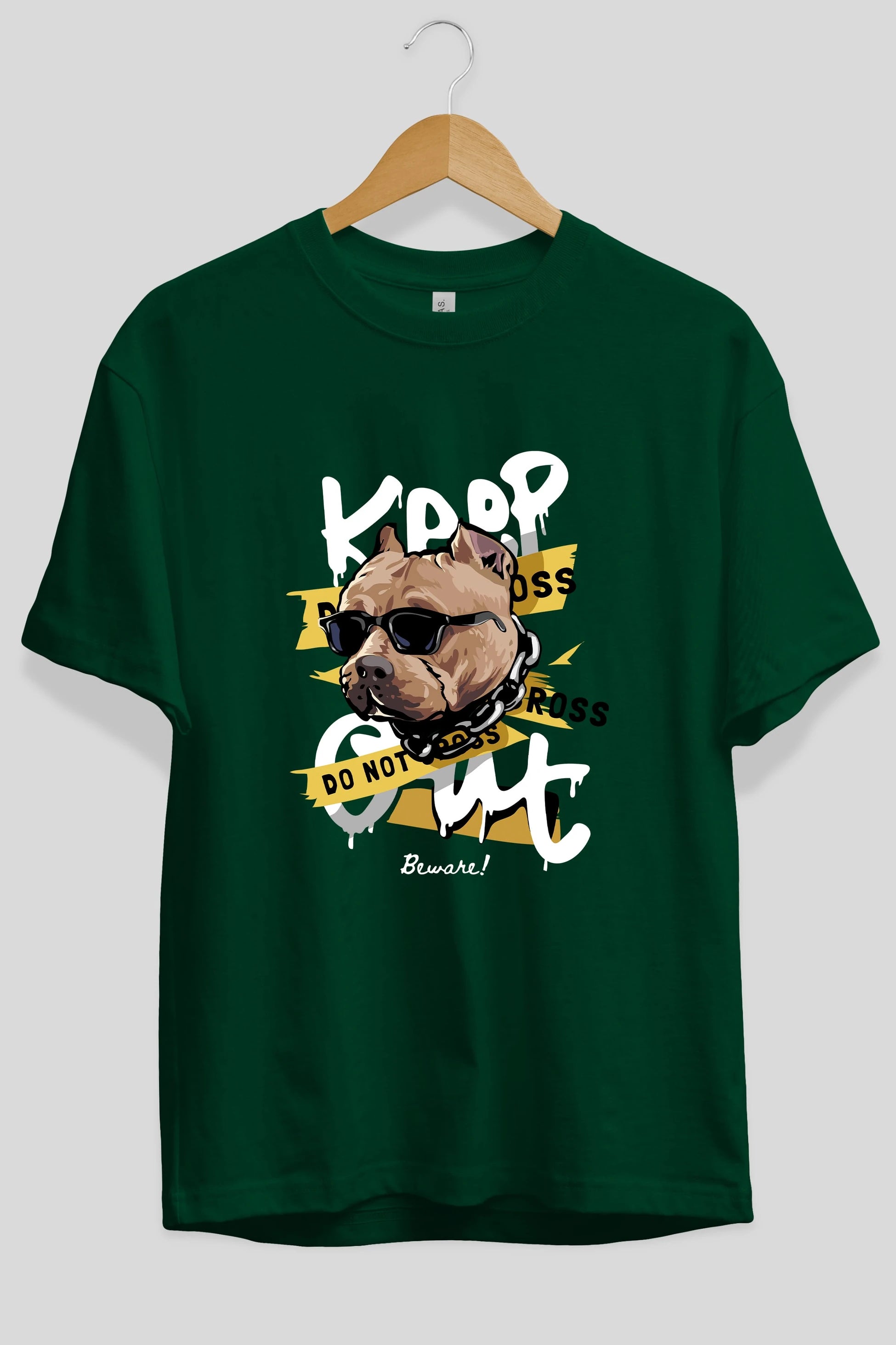 Teddy Bear Keep Ön Baskılı Oversize t-shirt Erkek Kadın Unisex %100 Pamuk