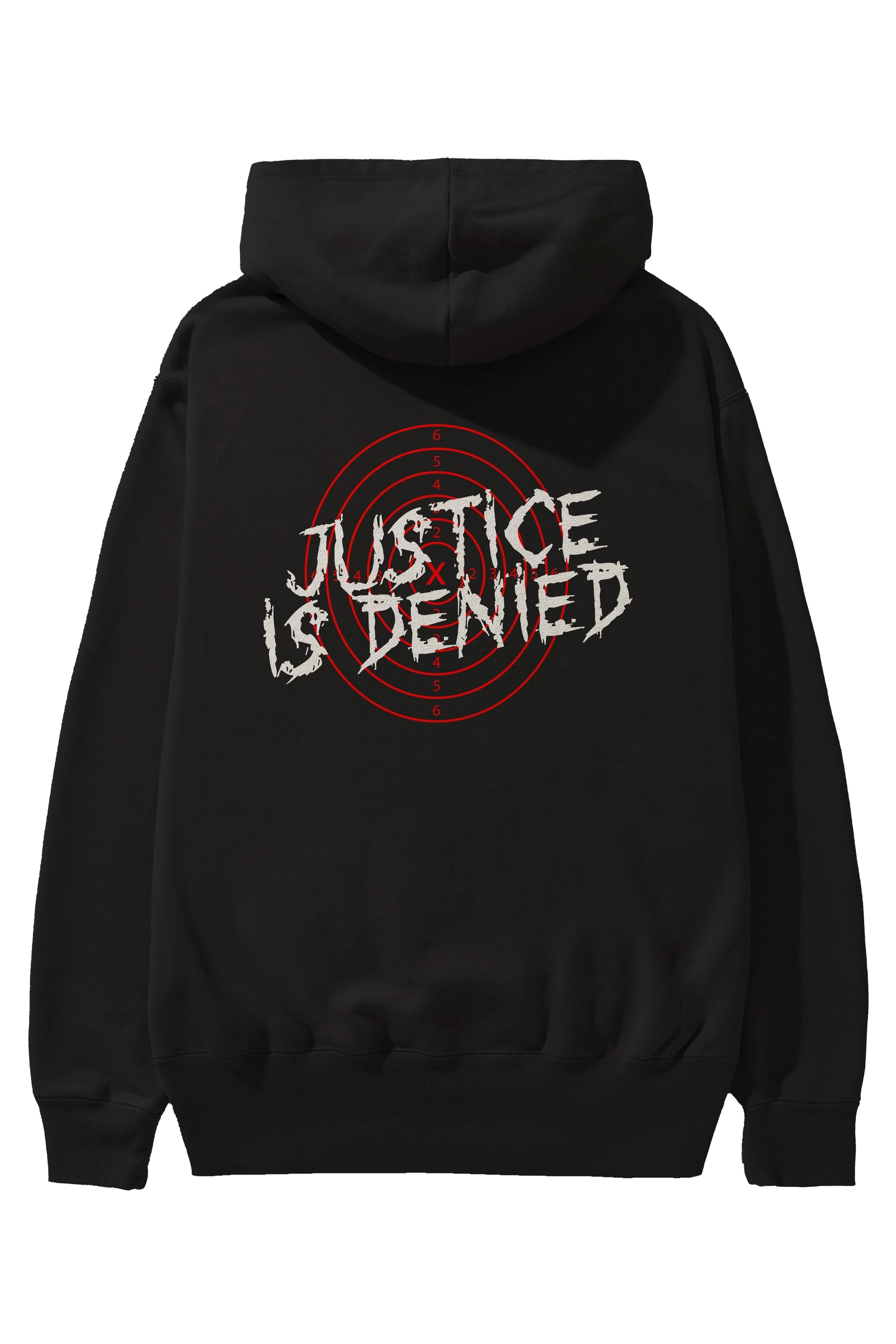 Justice is Denied Arka Baskılı Hoodie Oversize Kapüşonlu Sweatshirt Erkek Kadın Unisex