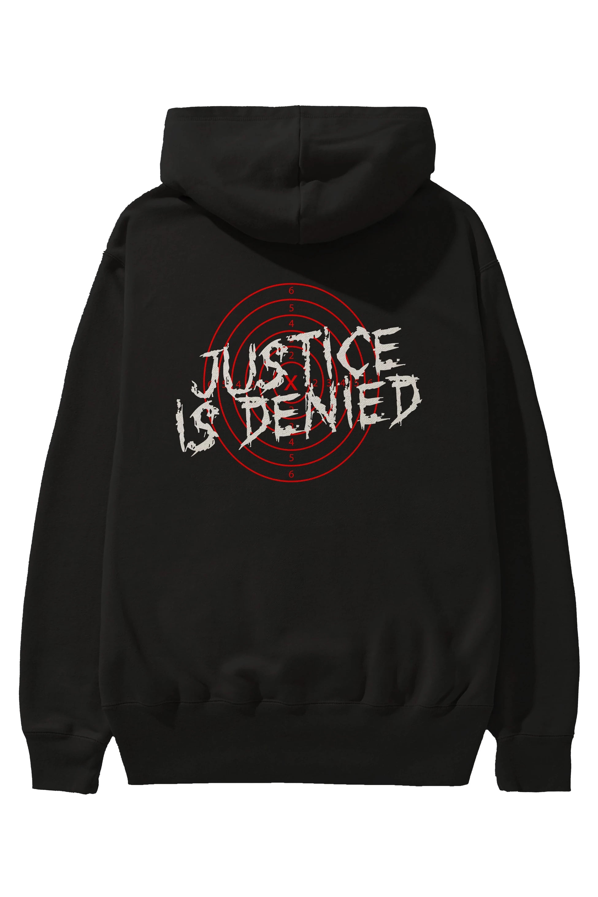 Justice is Denied Arka Baskılı Hoodie Oversize Kapüşonlu Sweatshirt Erkek Kadın Unisex
