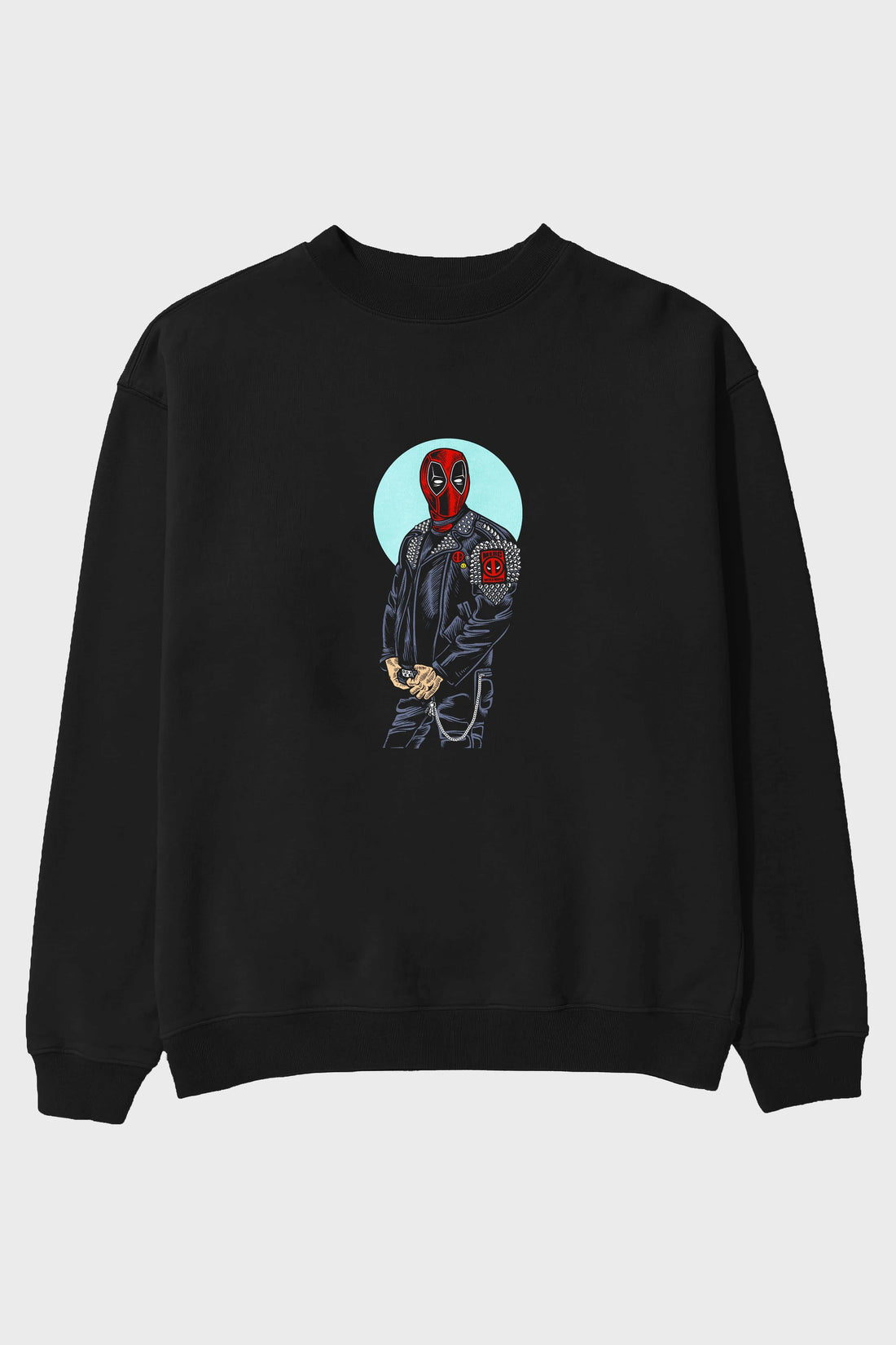 Rebeliion Mercenary Ön Baskılı Oversize Sweatshirt Erkek Kadın Unisex