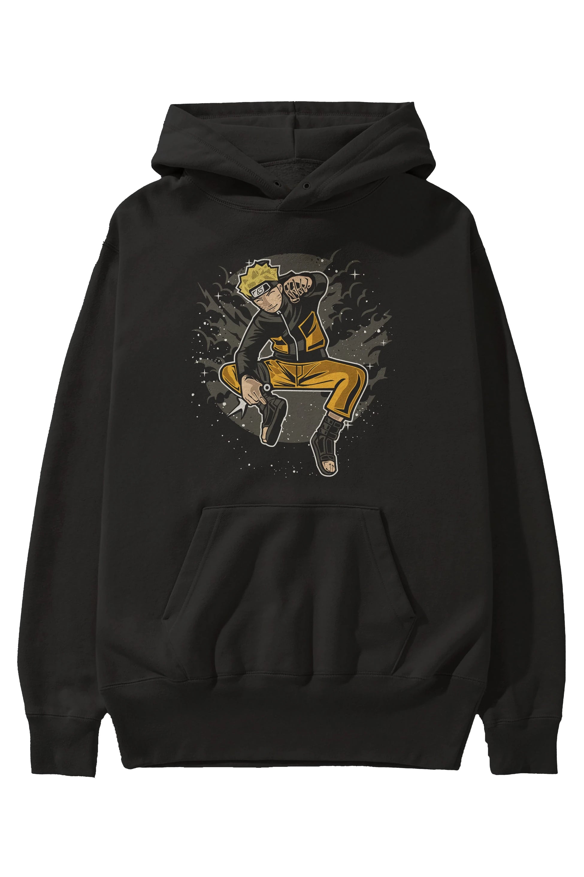 NARUTO Ön Baskılı Hoodie Oversize Kapüşonlu Sweatshirt Erkek Kadın Unisex