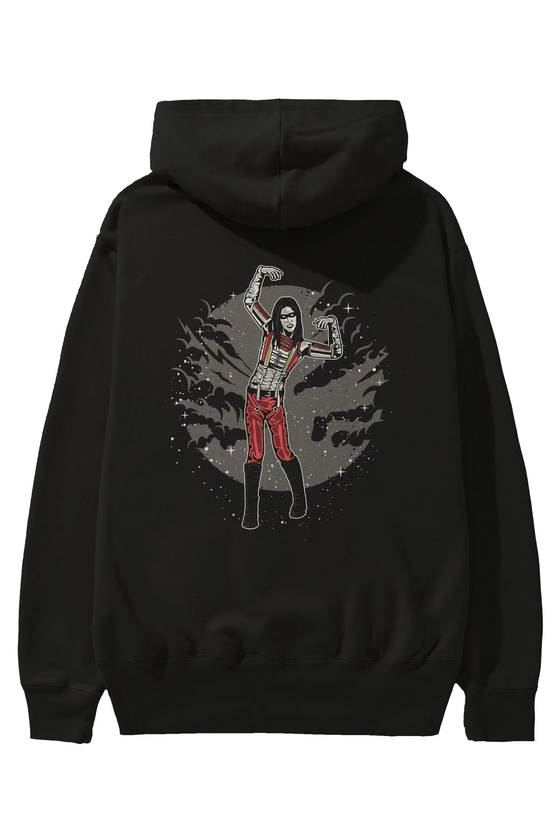 Marilyn Manson Arka Baskılı Hoodie Oversize Kapüşonlu Sweatshirt Erkek Kadın Unisex