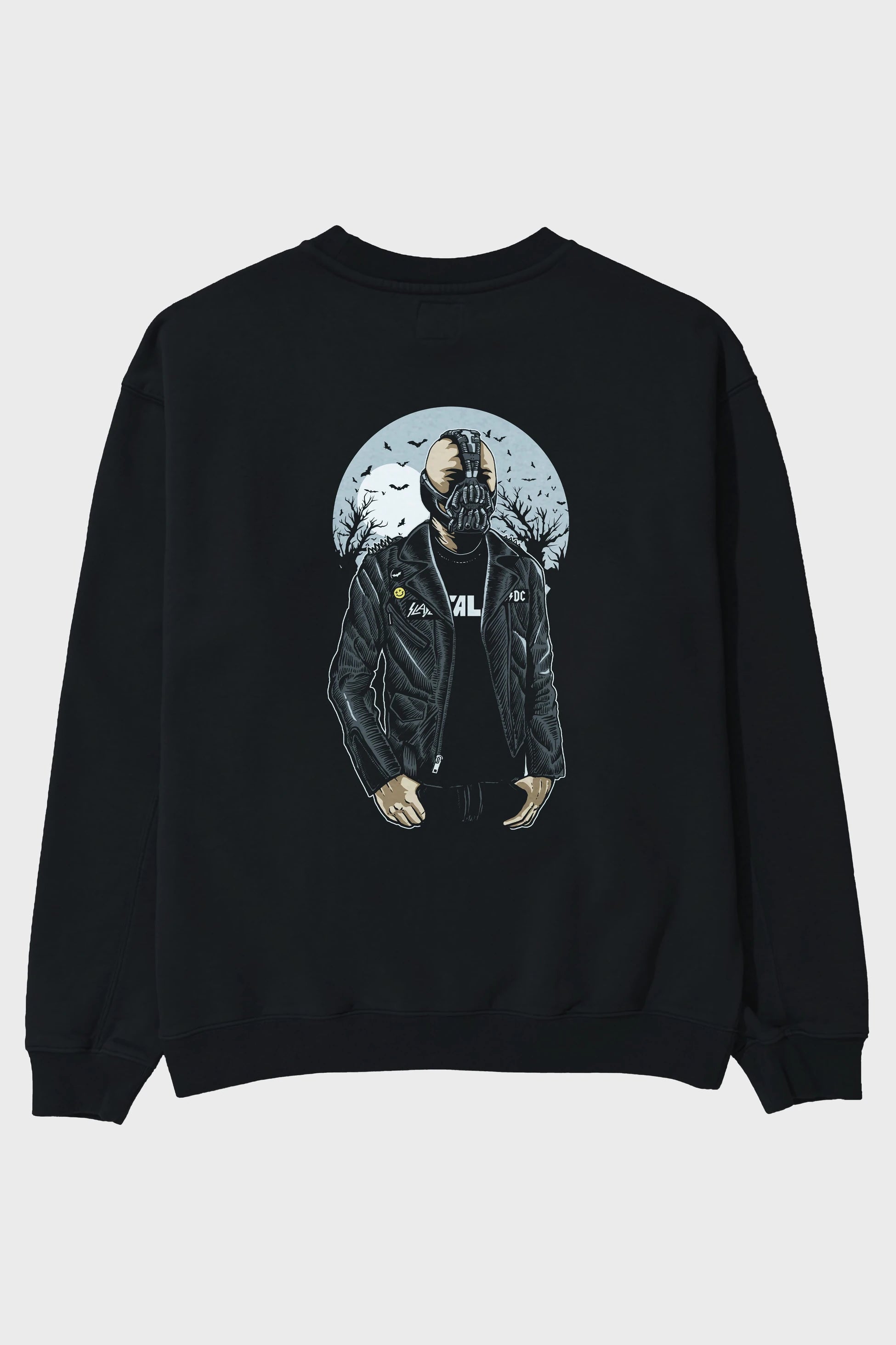 Bane Arka Baskılı Oversize Sweatshirt Erkek Kadın Unisex