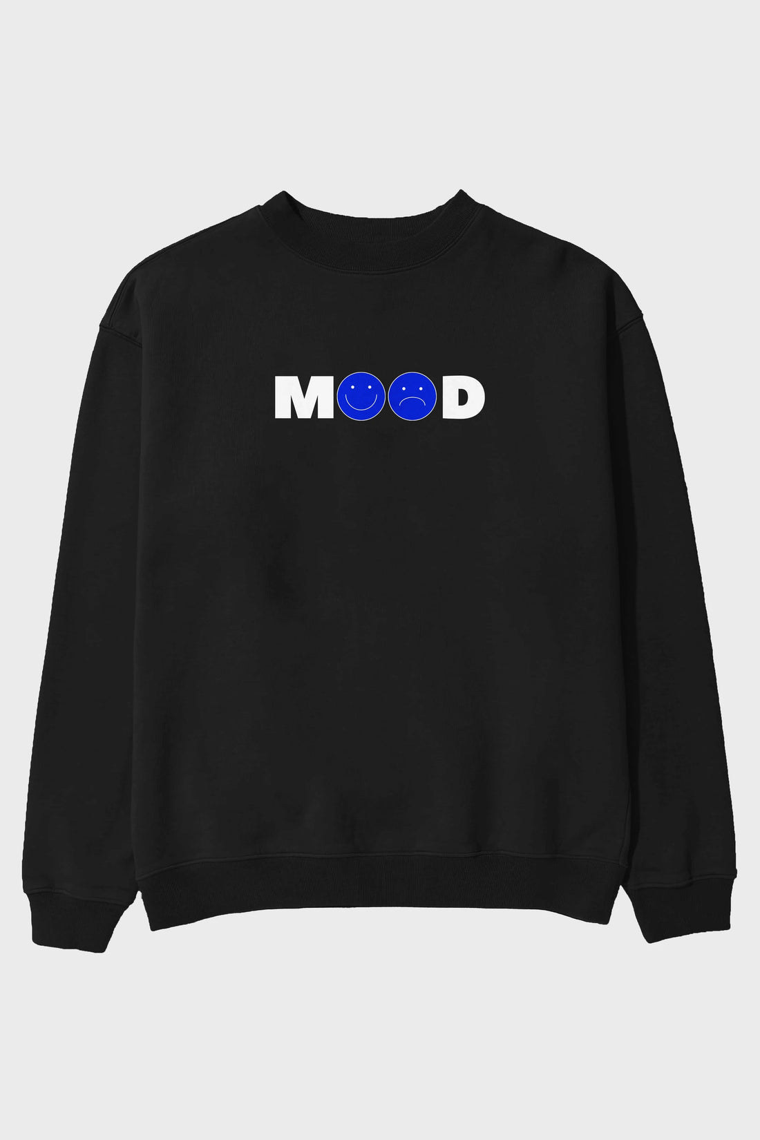 Mood Ön Baskılı Oversize Sweatshirt Erkek Kadın Unisex