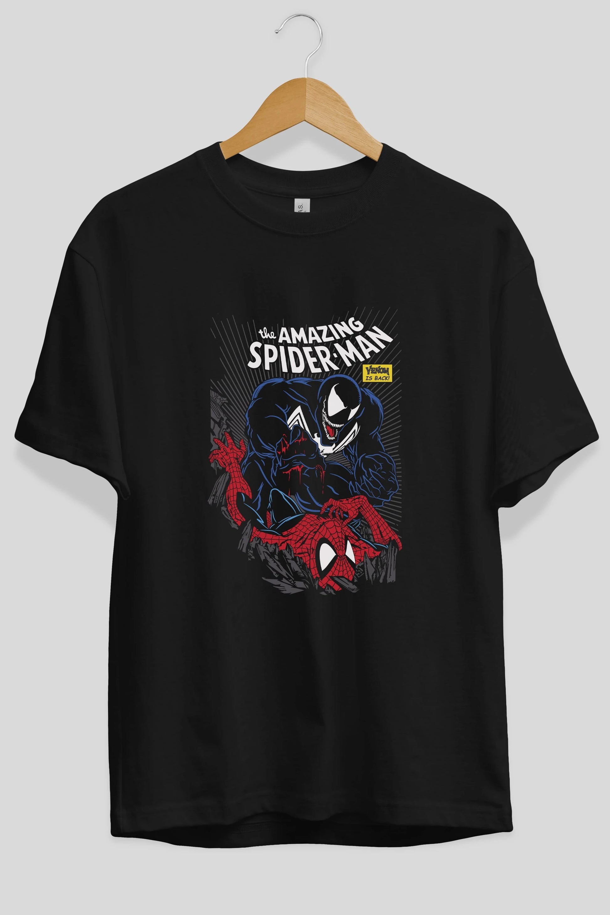 Venom (19) Ön Baskılı Oversize t-shirt Erkek Kadın Unisex %100 Pamuk Bisiklet Yaka tişort