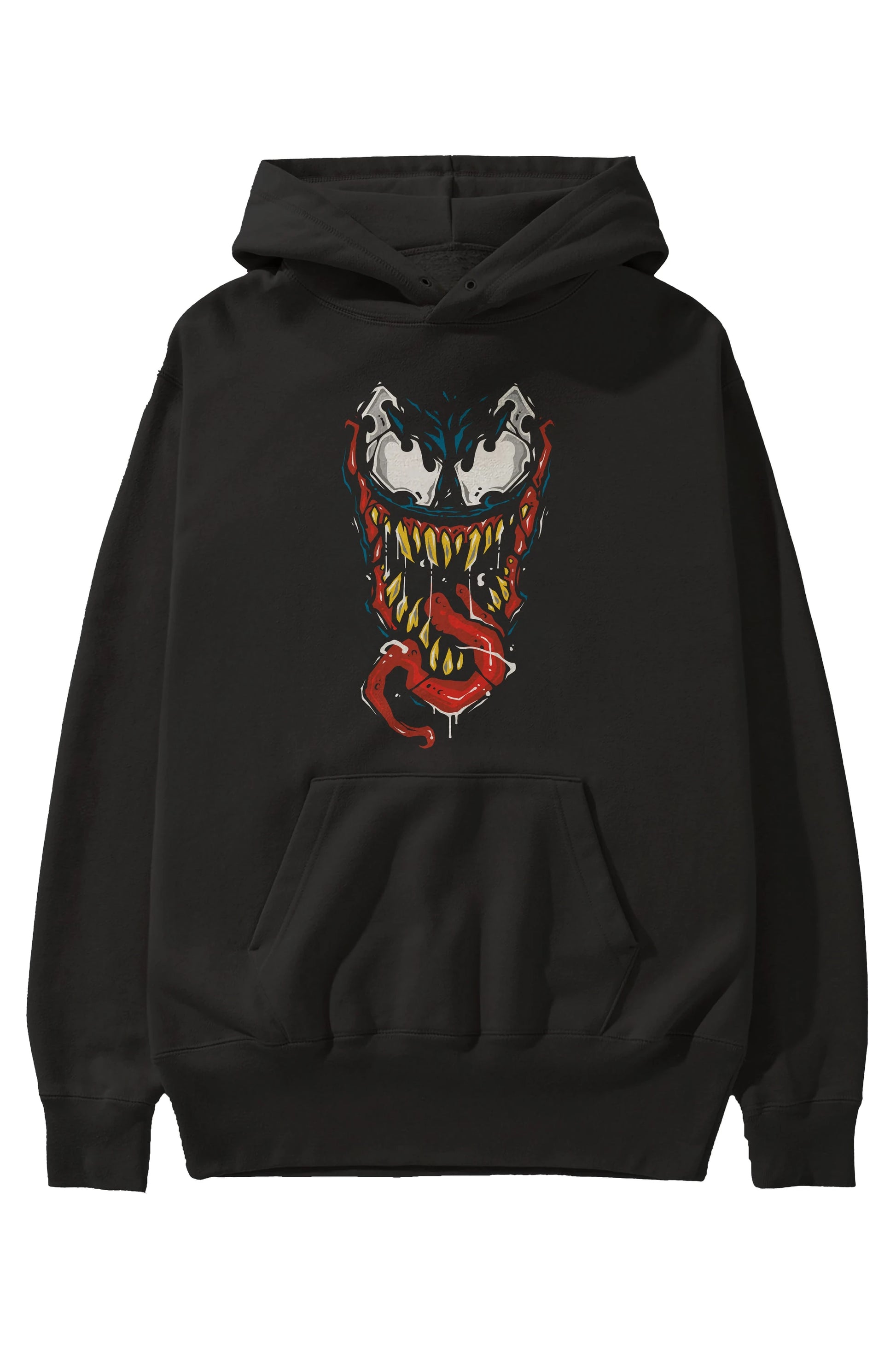 Venom (15) Ön Baskılı Hoodie Oversize Kapüşonlu Sweatshirt Erkek Kadın Unisex