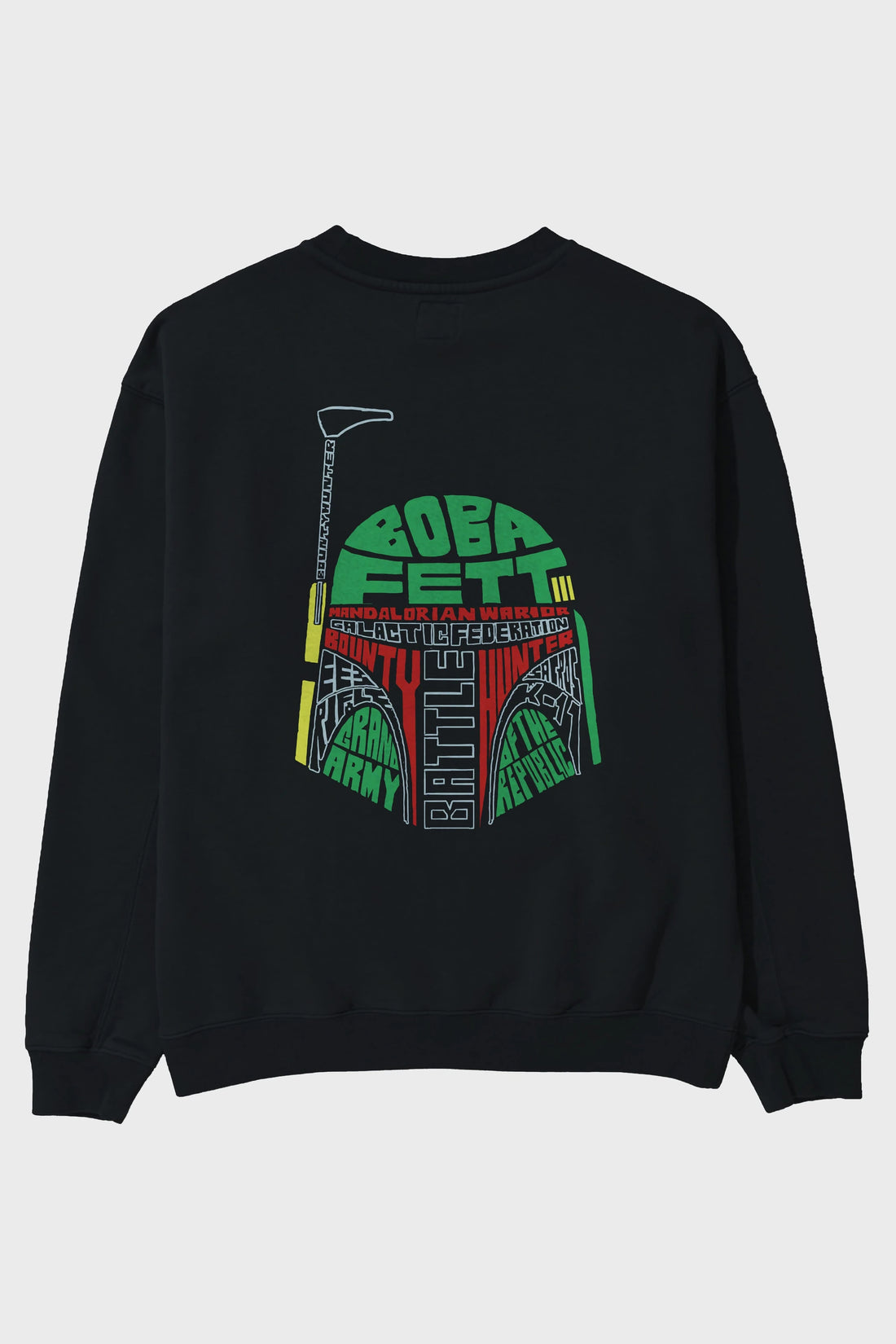 Boba Fett (2) Arka Baskılı Oversize Sweatshirt Erkek Kadın Unisex