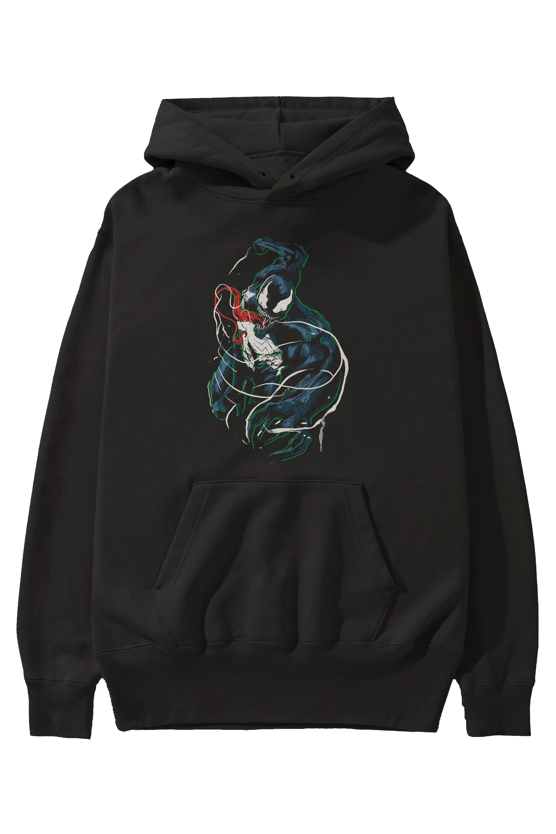 Venom (5) Ön Baskılı Hoodie Oversize Kapüşonlu Sweatshirt Erkek Kadın Unisex