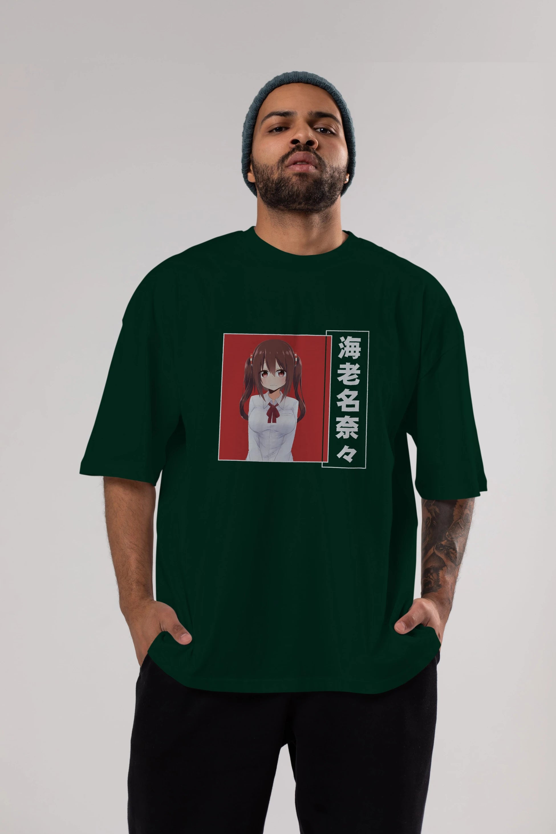 Nana Ebina 1 Anime Ön Baskılı Oversize t-shirt %100 pamuk Erkek Kadın Unisex