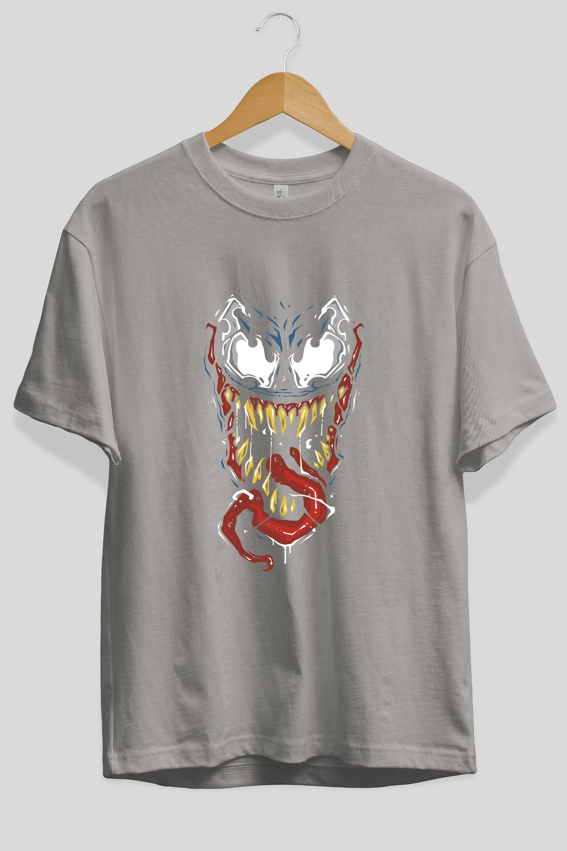 Venom (15) Ön Baskılı Oversize t-shirt Erkek Kadın Unisex %100 Pamuk Bisiklet Yaka tişort