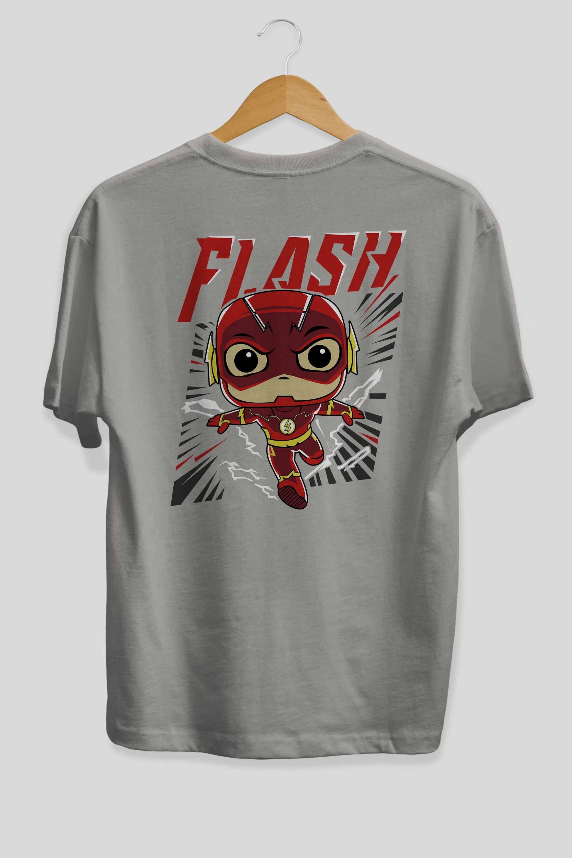 Flash Avengers (4) Arka Baskılı Oversize t-shirt Erkek Kadın Unisex %100 Pamuk Bisiklet Yaka tişort