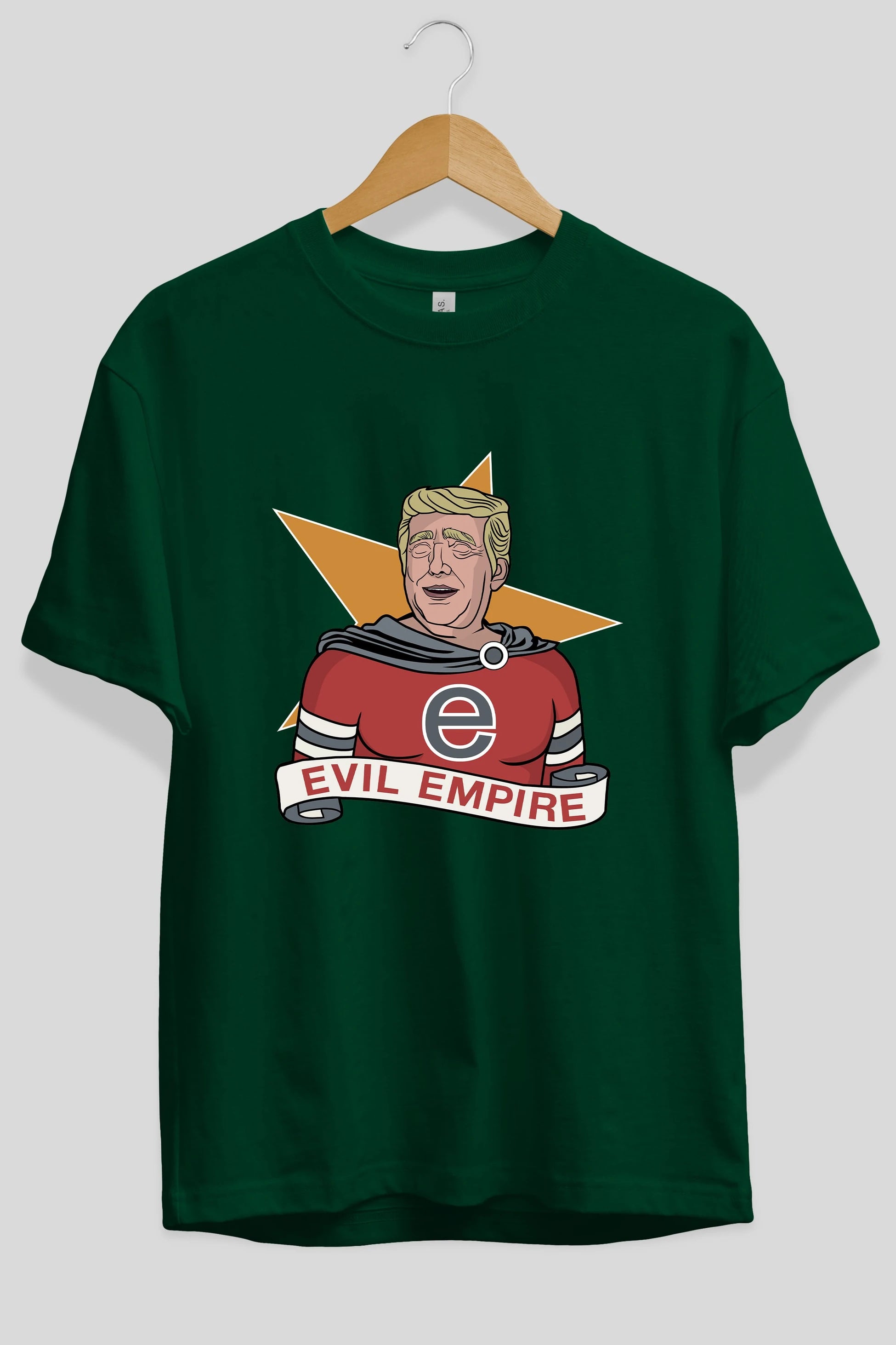 Evil Empire Trump Ön Baskılı Oversize t-shirt Erkek Kadın Unisex %100 Pamuk tişort