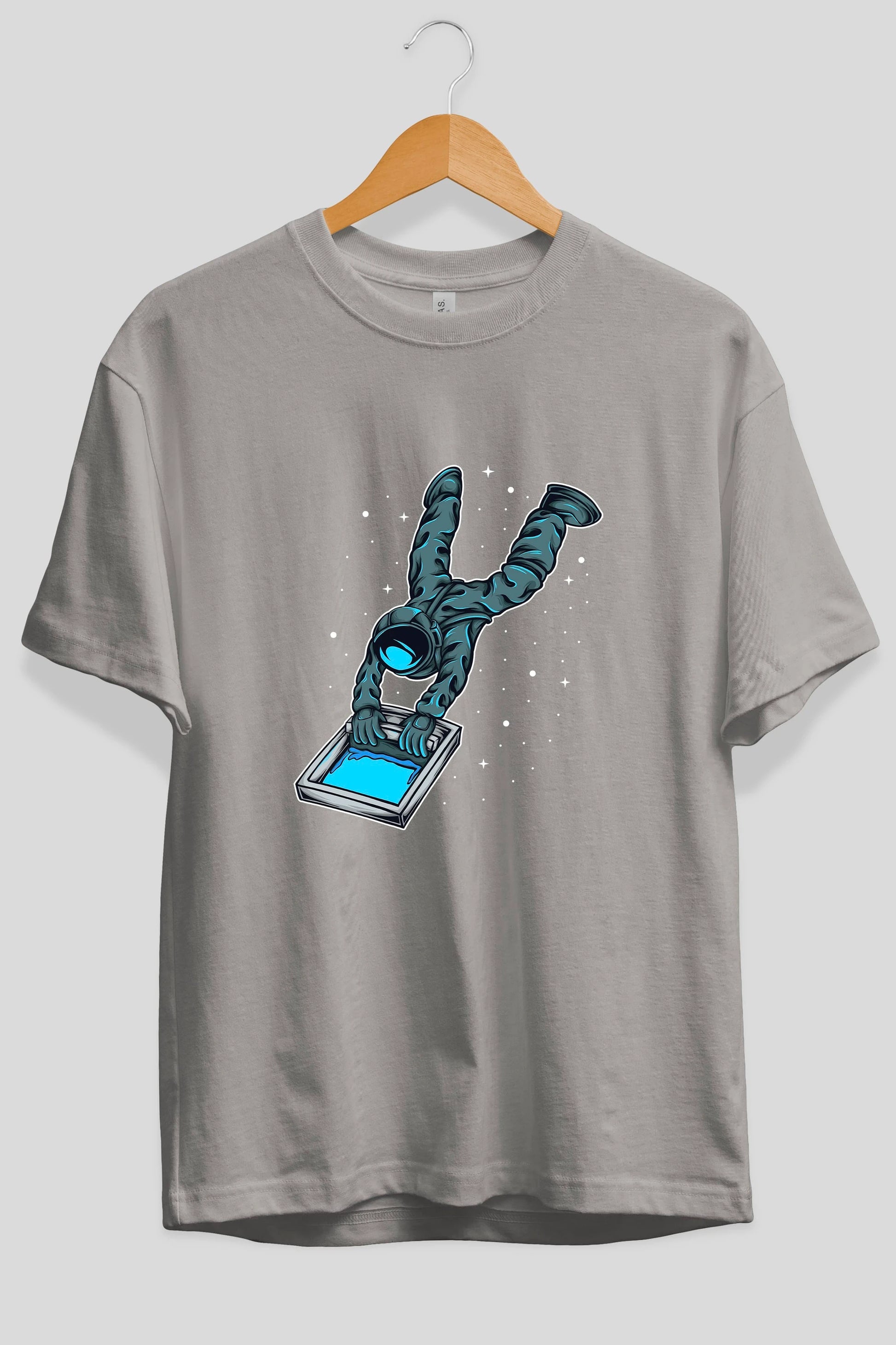 Astroscreen Ön Baskılı Oversize t-shirt Erkek Kadın Unisex