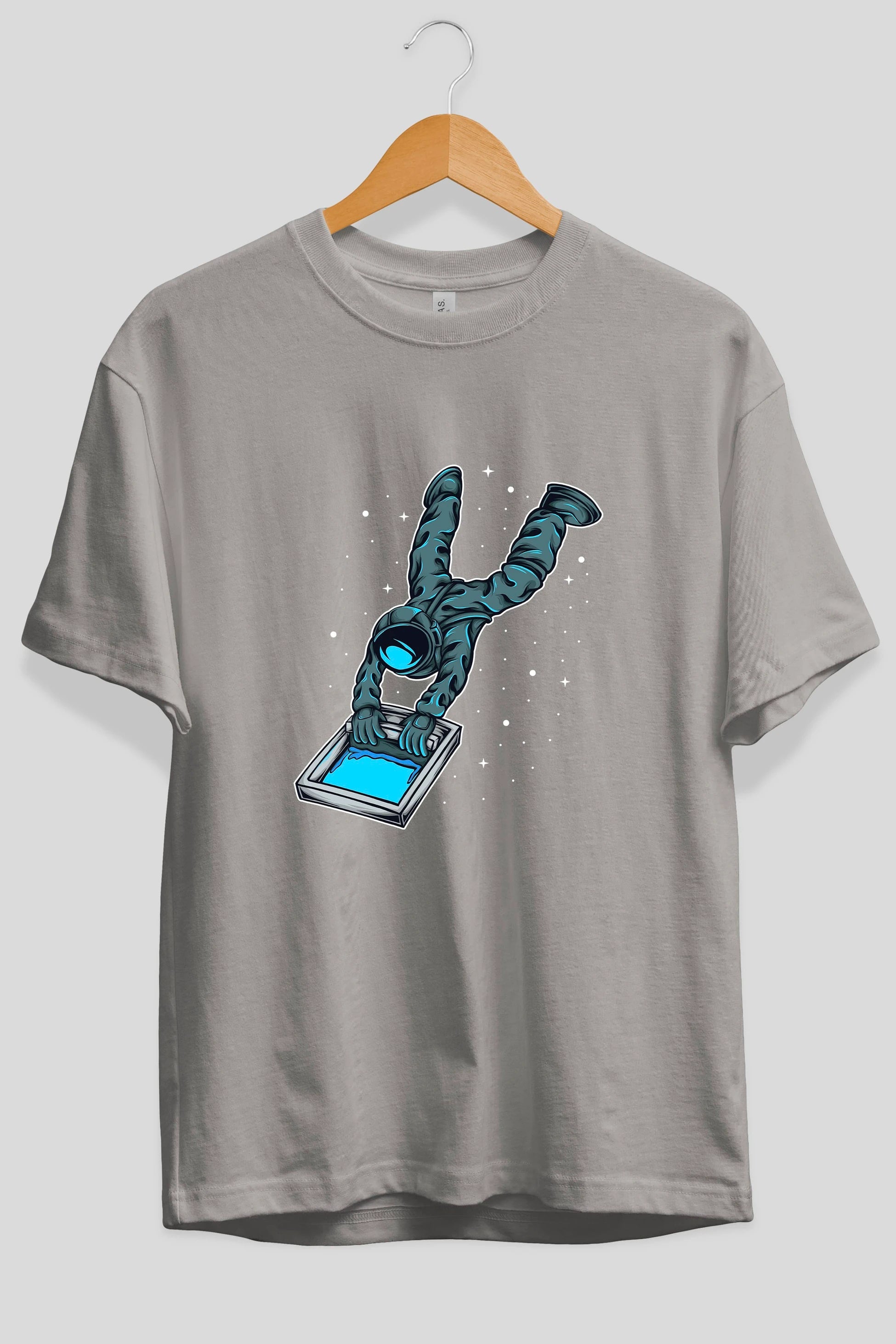 Astroscreen Ön Baskılı Oversize t-shirt Erkek Kadın Unisex