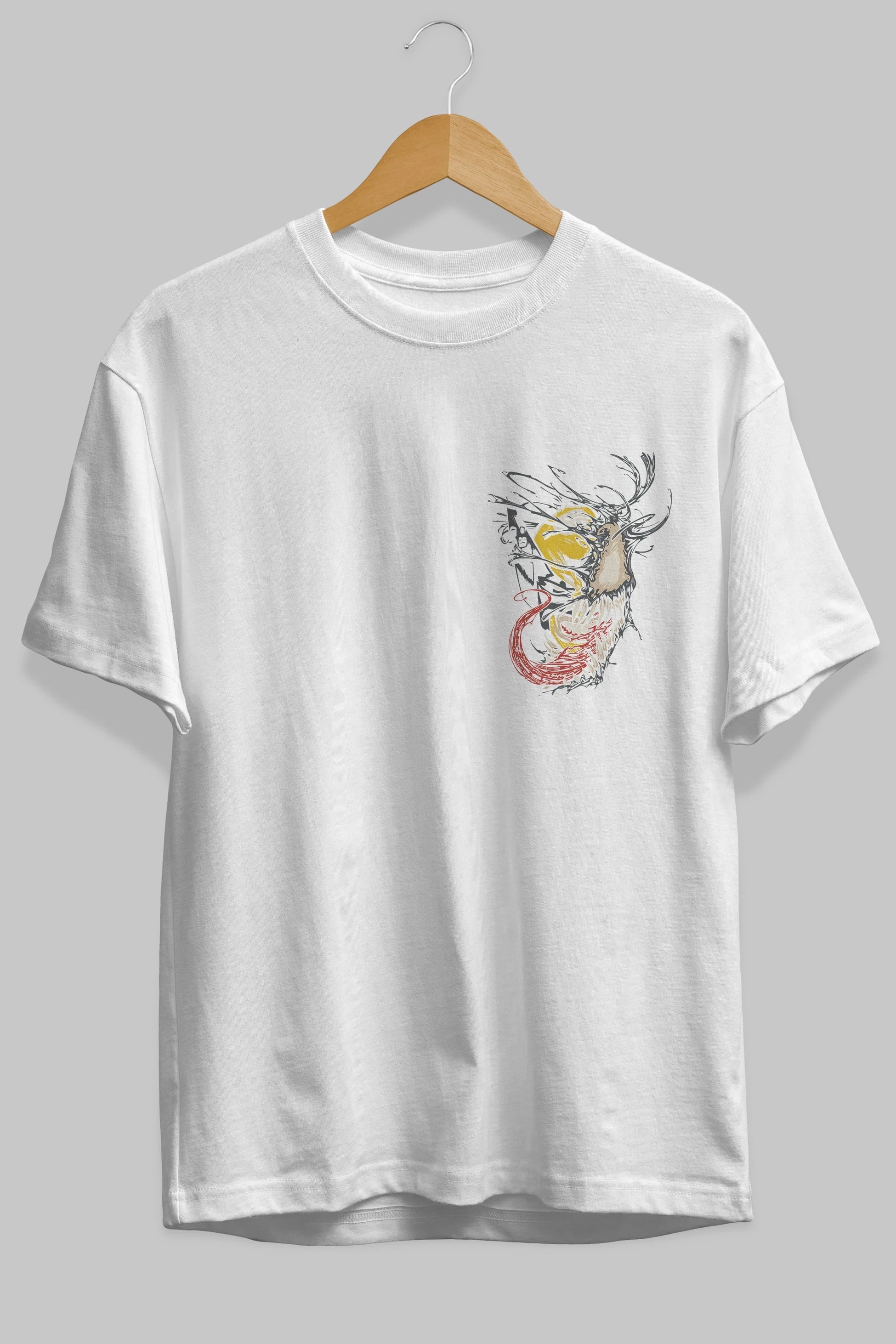 Venom (4) Ön Sol Baskılı Oversize t-shirt Erkek Kadın Unisex %100 Pamuk Bisiklet Yaka tişort