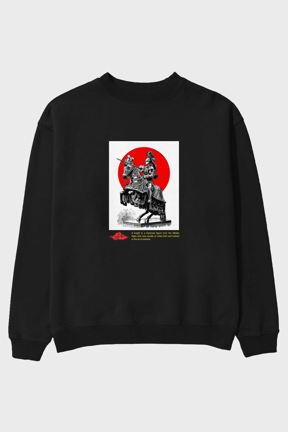 Japan Streetwear 2 Ön Baskılı Oversize Sweatshirt Erkek Kadın Unisex