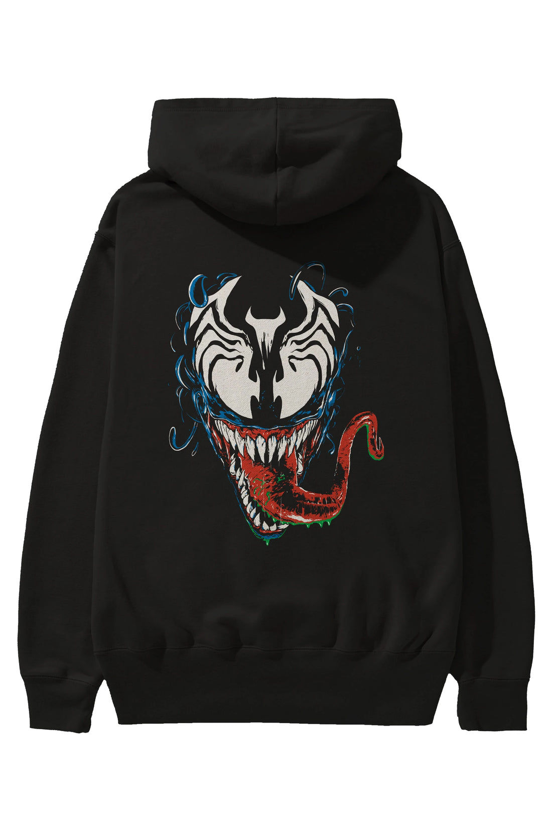 Venom (2) Arka Baskılı Hoodie Oversize Kapüşonlu Sweatshirt Erkek Kadın Unisex