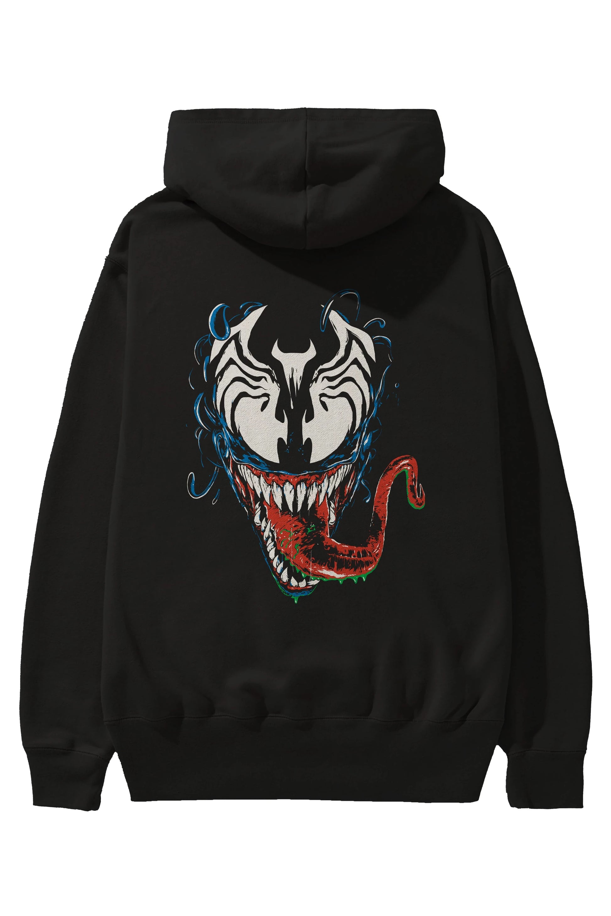 Venom (2) Arka Baskılı Hoodie Oversize Kapüşonlu Sweatshirt Erkek Kadın Unisex