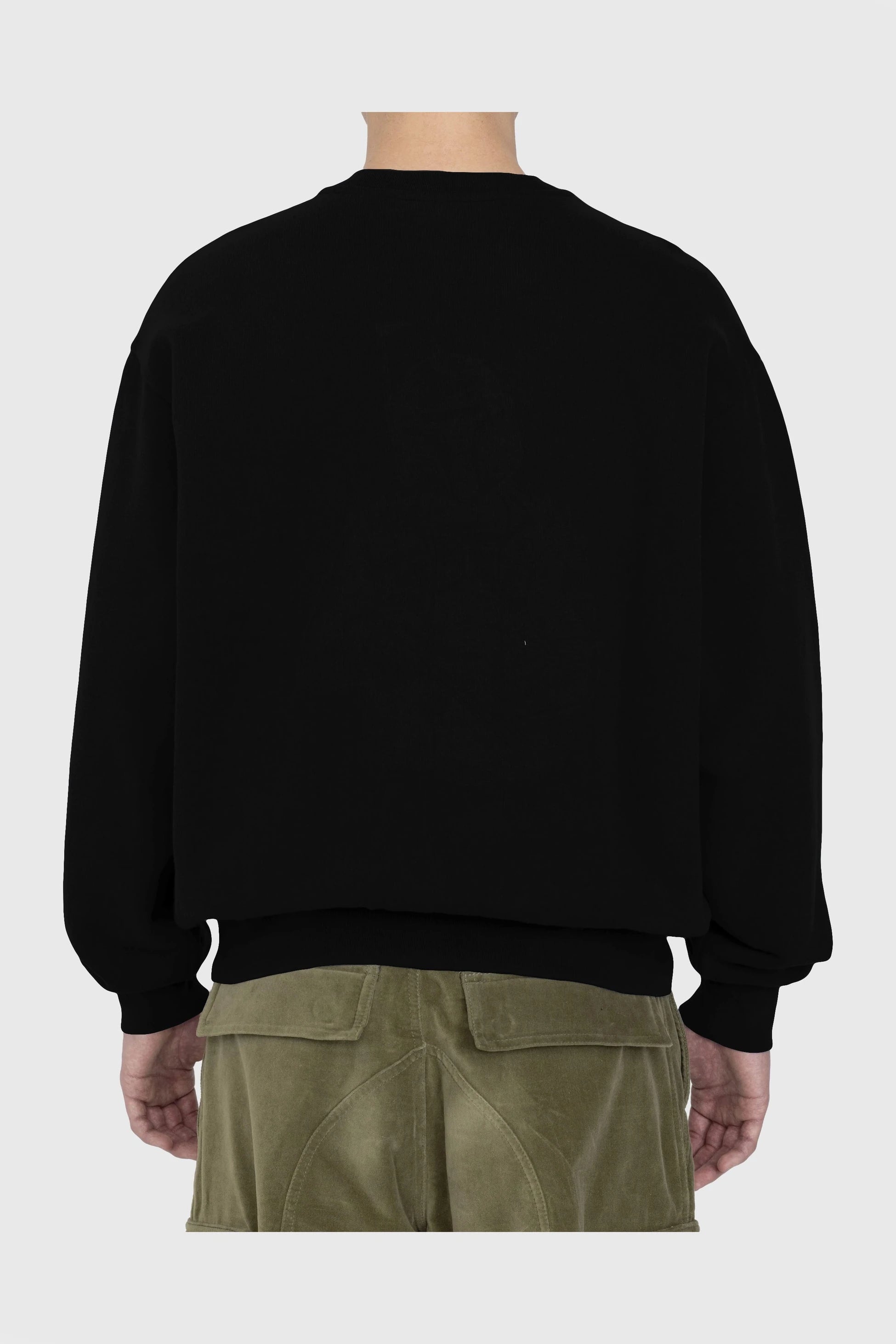 Boba Punk Arka Baskılı Oversize Sweatshirt Erkek Kadın Unisex