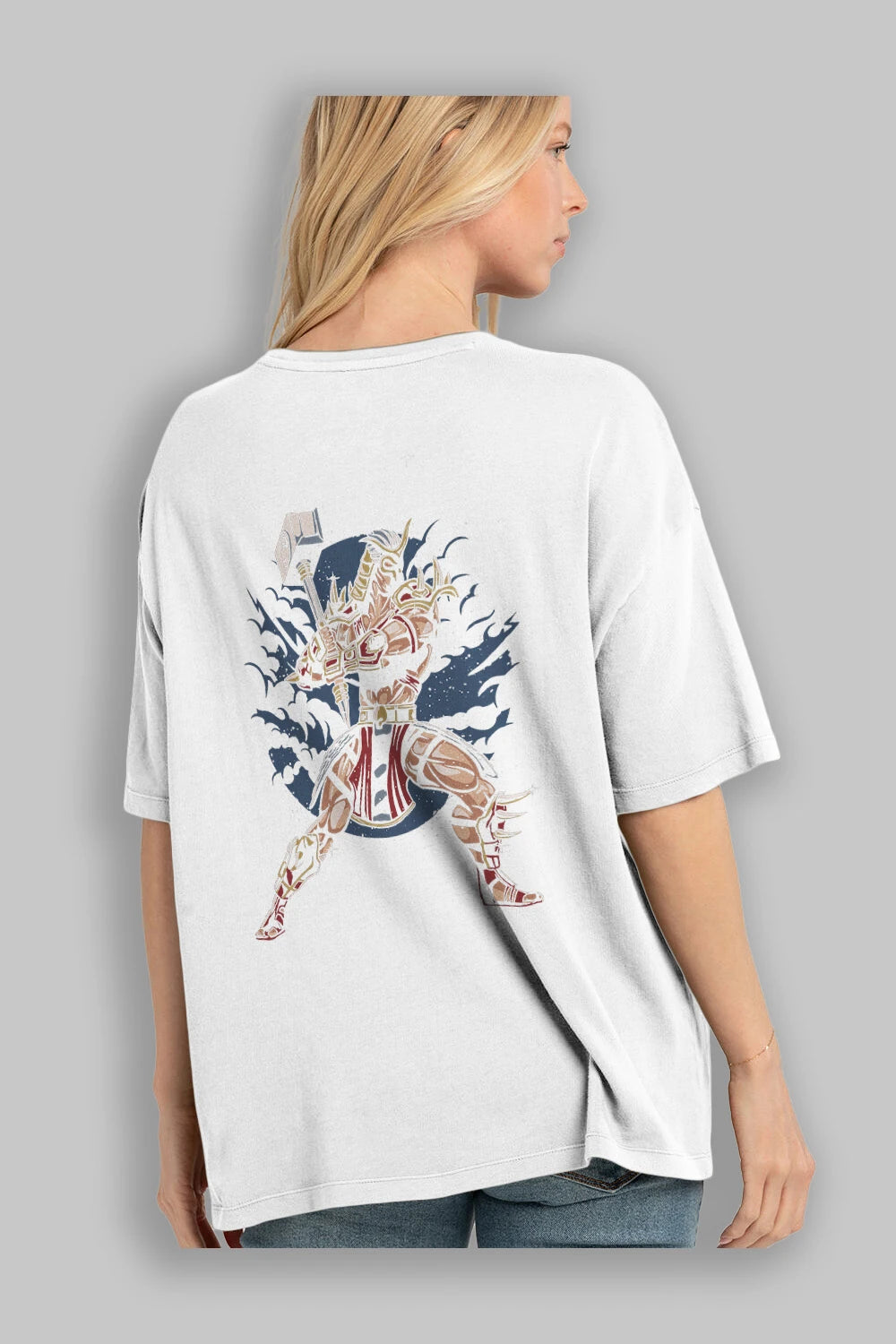 Emperor Arka Baskılı Oversize t-shirt Erkek Kadın Unisex %100 Pamuk