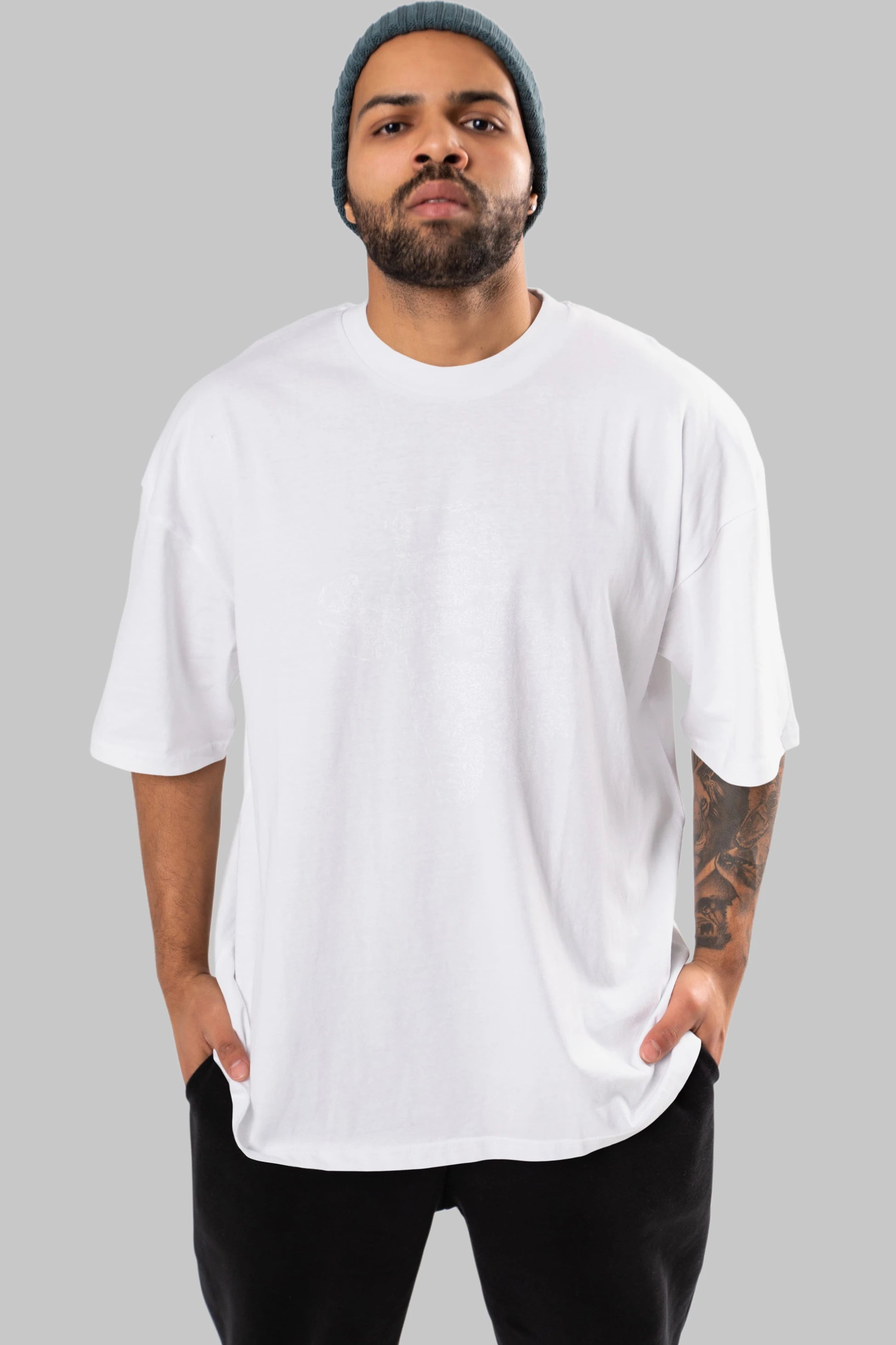 Flying Astronaut Ön Baskılı Oversize t-shirt %100 pamuk Erkek Kadın Unisex