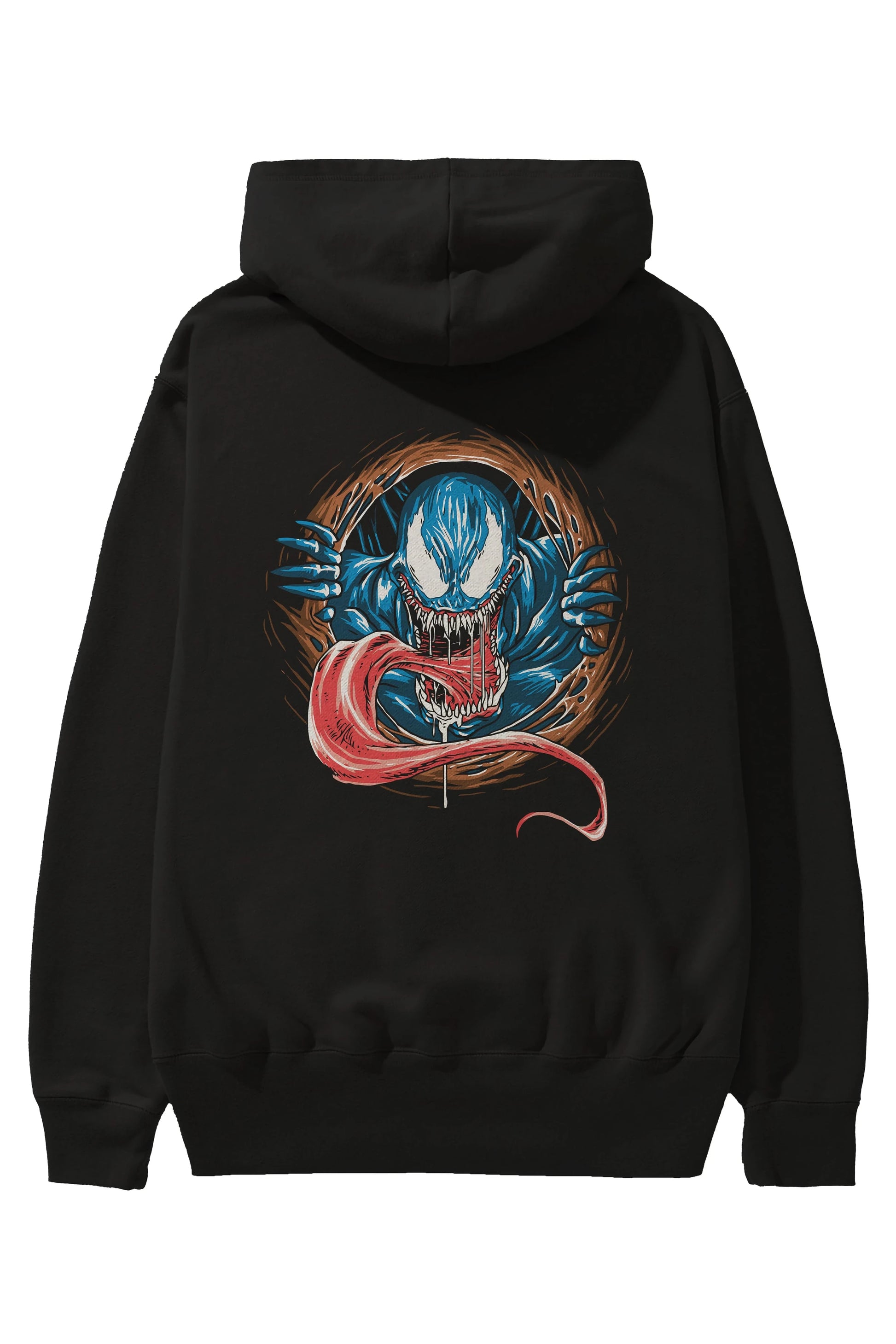 Venom (7) Arka Baskılı Hoodie Oversize Kapüşonlu Sweatshirt Erkek Kadın Unisex