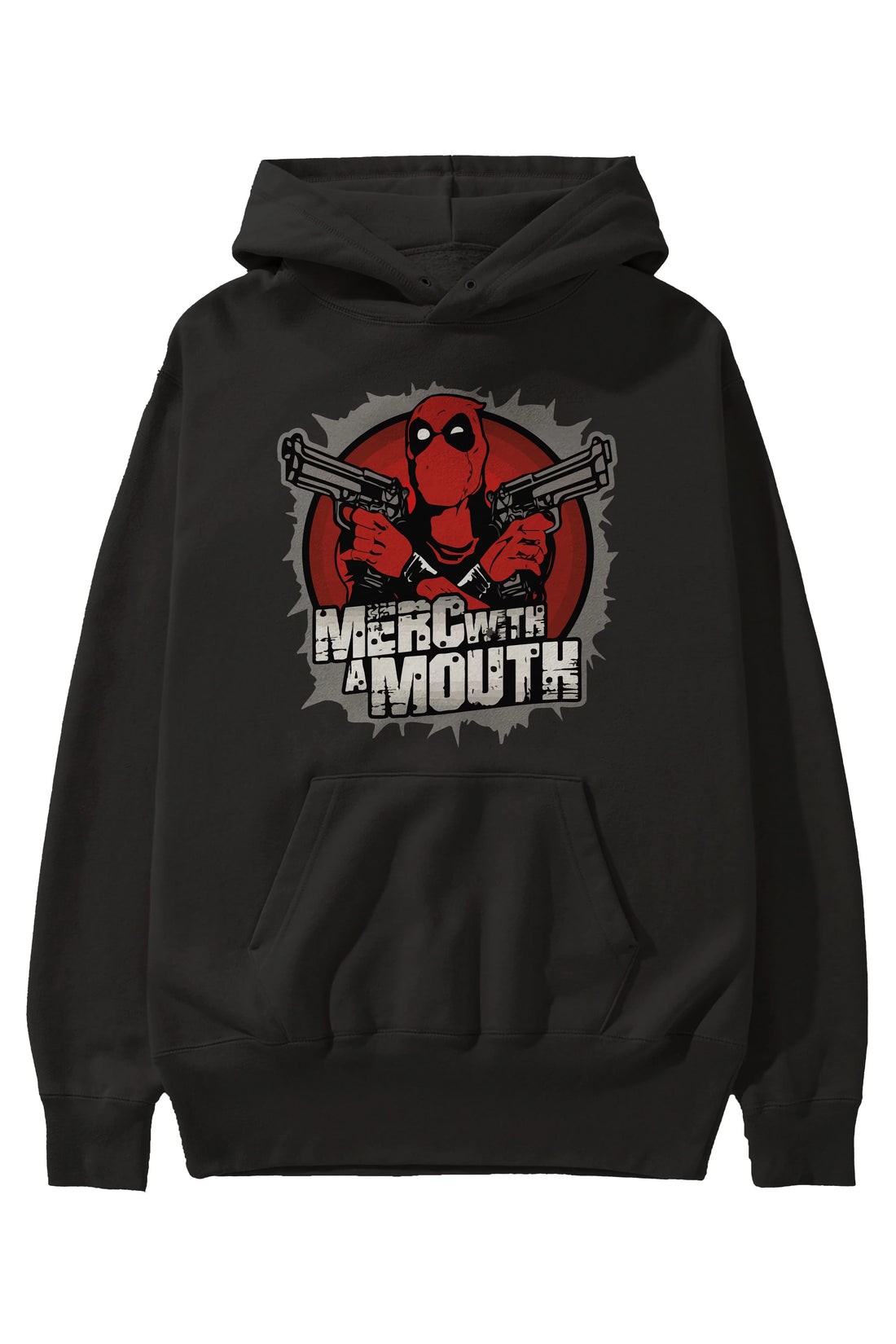 Deadpool (13) Ön Baskılı Hoodie Oversize Kapüşonlu Sweatshirt Erkek Kadın Unisex