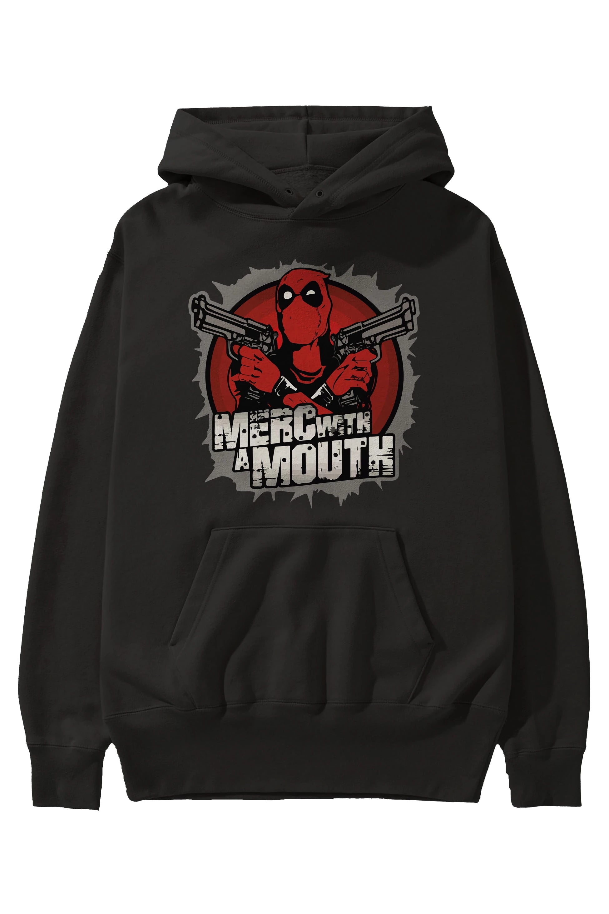 Deadpool (13) Ön Baskılı Hoodie Oversize Kapüşonlu Sweatshirt Erkek Kadın Unisex
