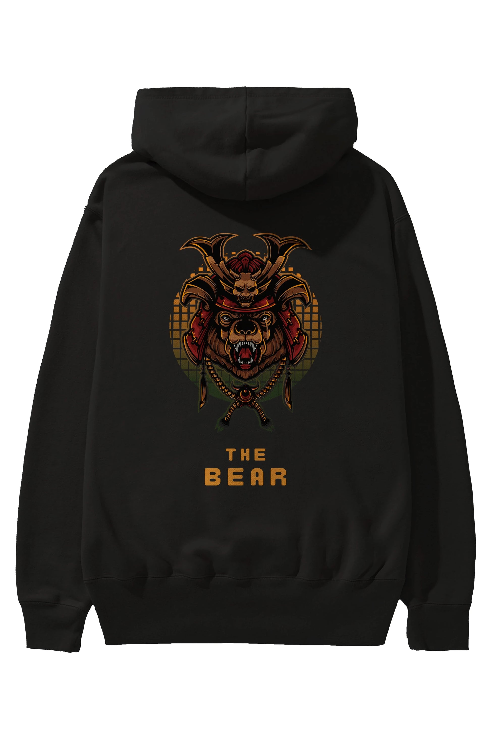 The Bear 2 Arka Baskılı Oversize Hoodie Kapüşonlu Sweatshirt Erkek Kadın Unisex