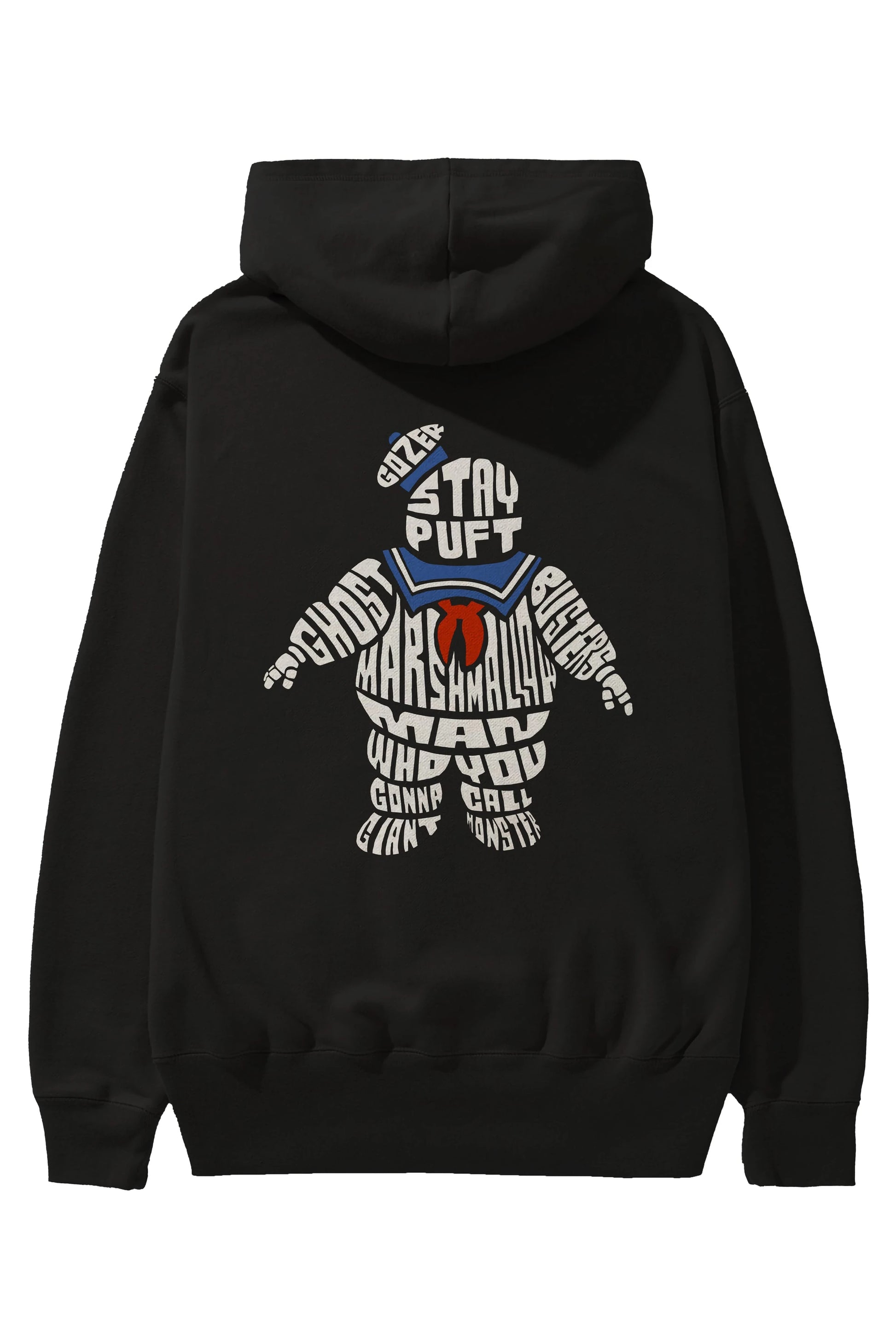 Stay Puft Arka Baskılı Hoodie Oversize Kapüşonlu Sweatshirt Erkek Kadın Unisex