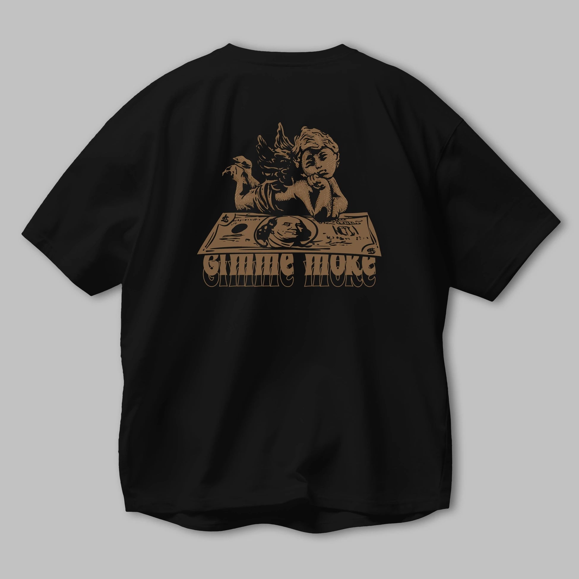 Gimme More Arka Baskılı Oversize t-shirt Erkek Kadın Unisex