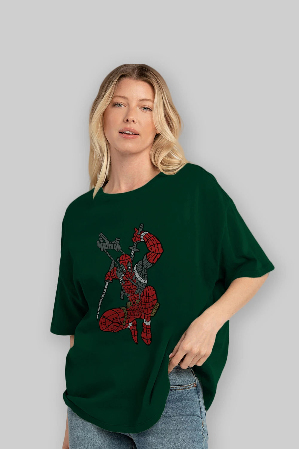 Chimichanga Ön Baskılı Oversize t-shirt %100 pamuk Erkek Kadın Unisex