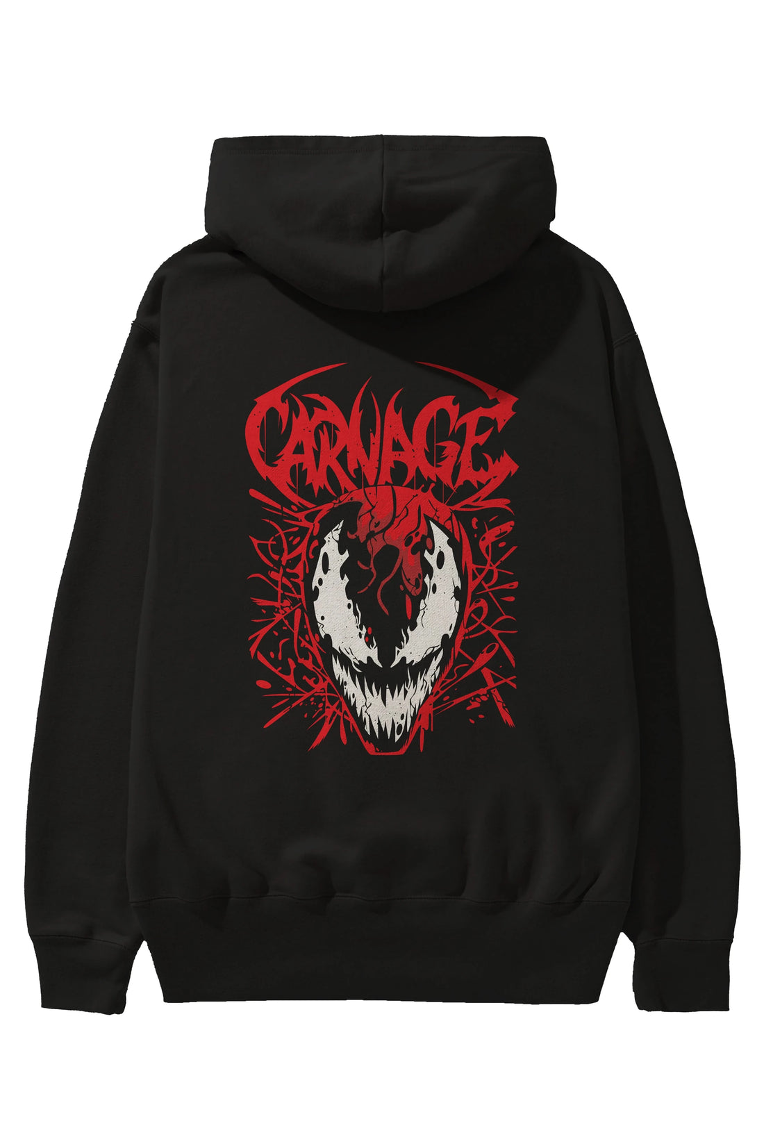 Venom (22) Arka Baskılı Hoodie Oversize Kapüşonlu Sweatshirt Erkek Kadın Unisex