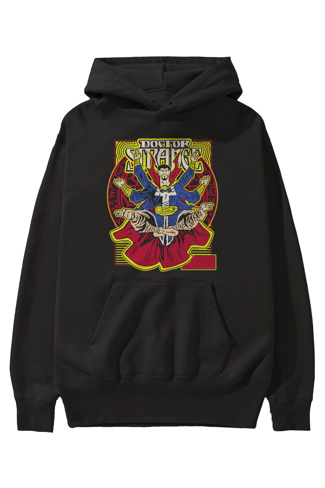 Doctor Strange (1) Ön Baskılı Hoodie Oversize Kapüşonlu Sweatshirt Erkek Kadın Unisex